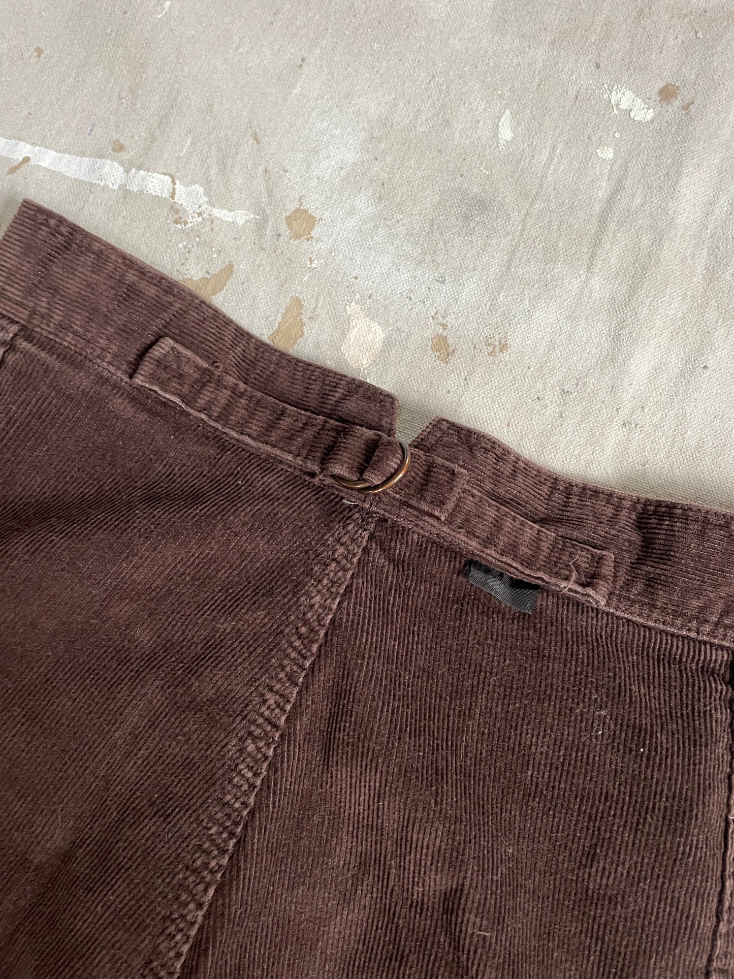 70s Wrangler Brown Wide Leg Corduroy Pants