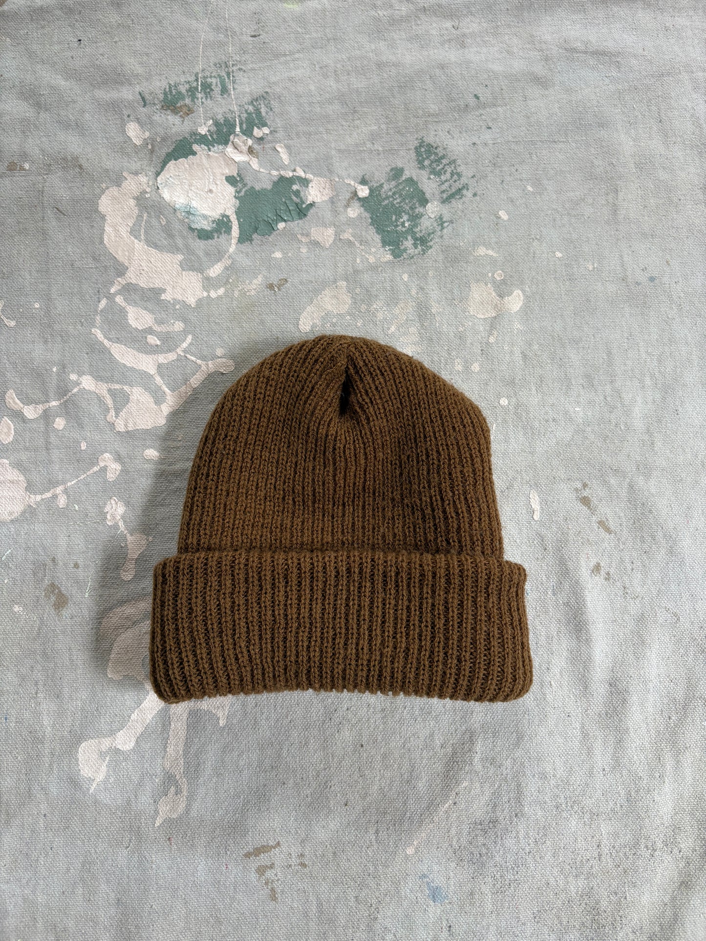 Vintage Brown Watch Cap