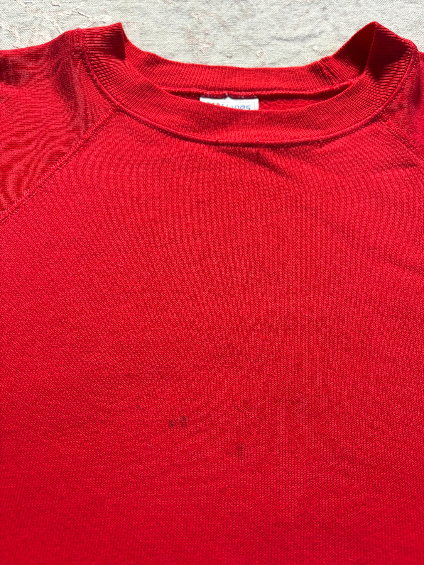 Vintage 80s Blank Red Sweatshirt