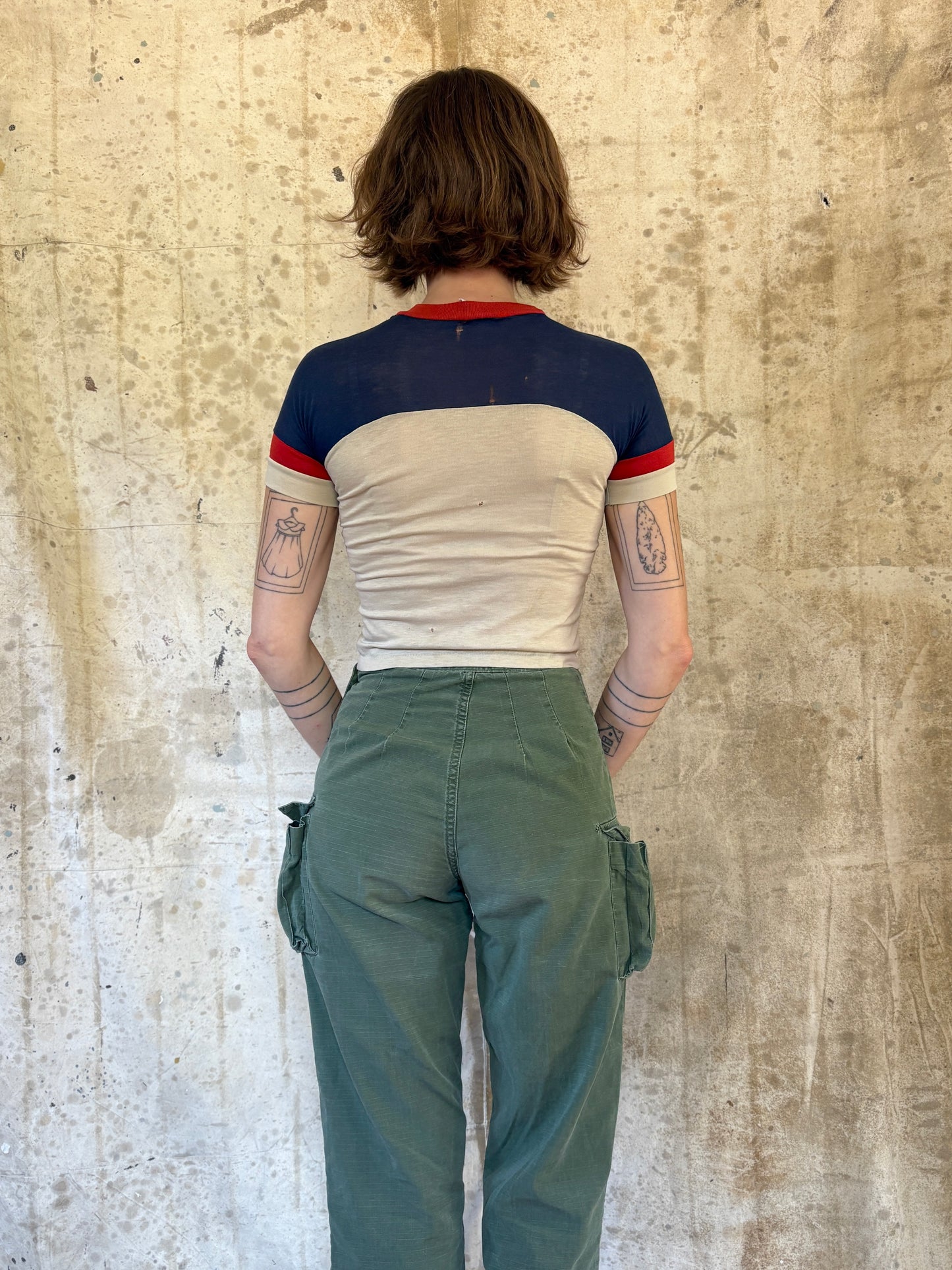 Vintage 80s 33 Jersey Baby Tee
