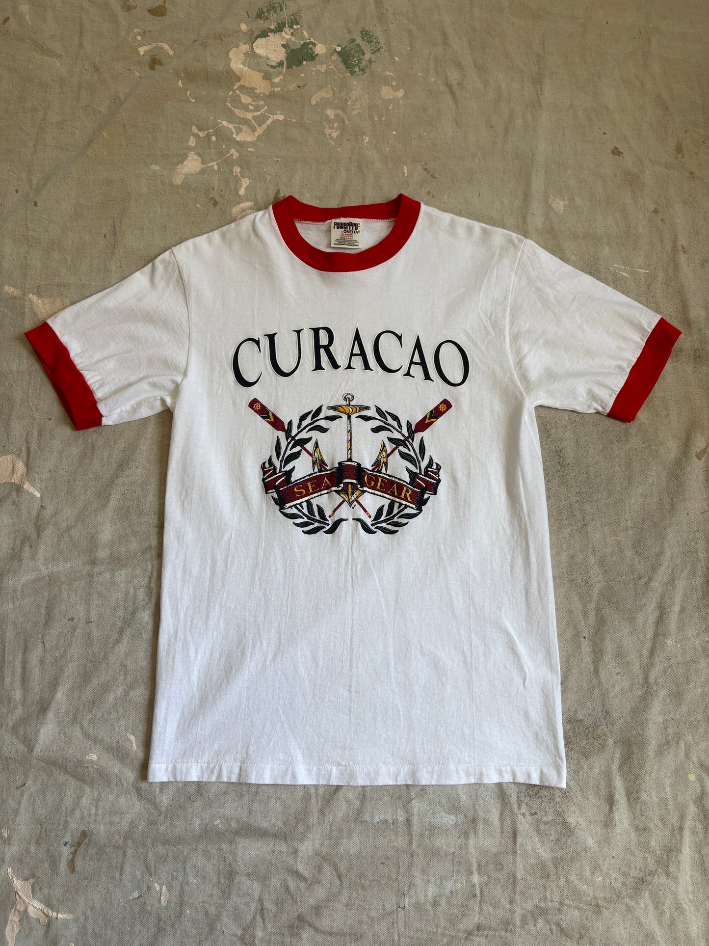 90s Curacao Island Caribbean Sea Tee