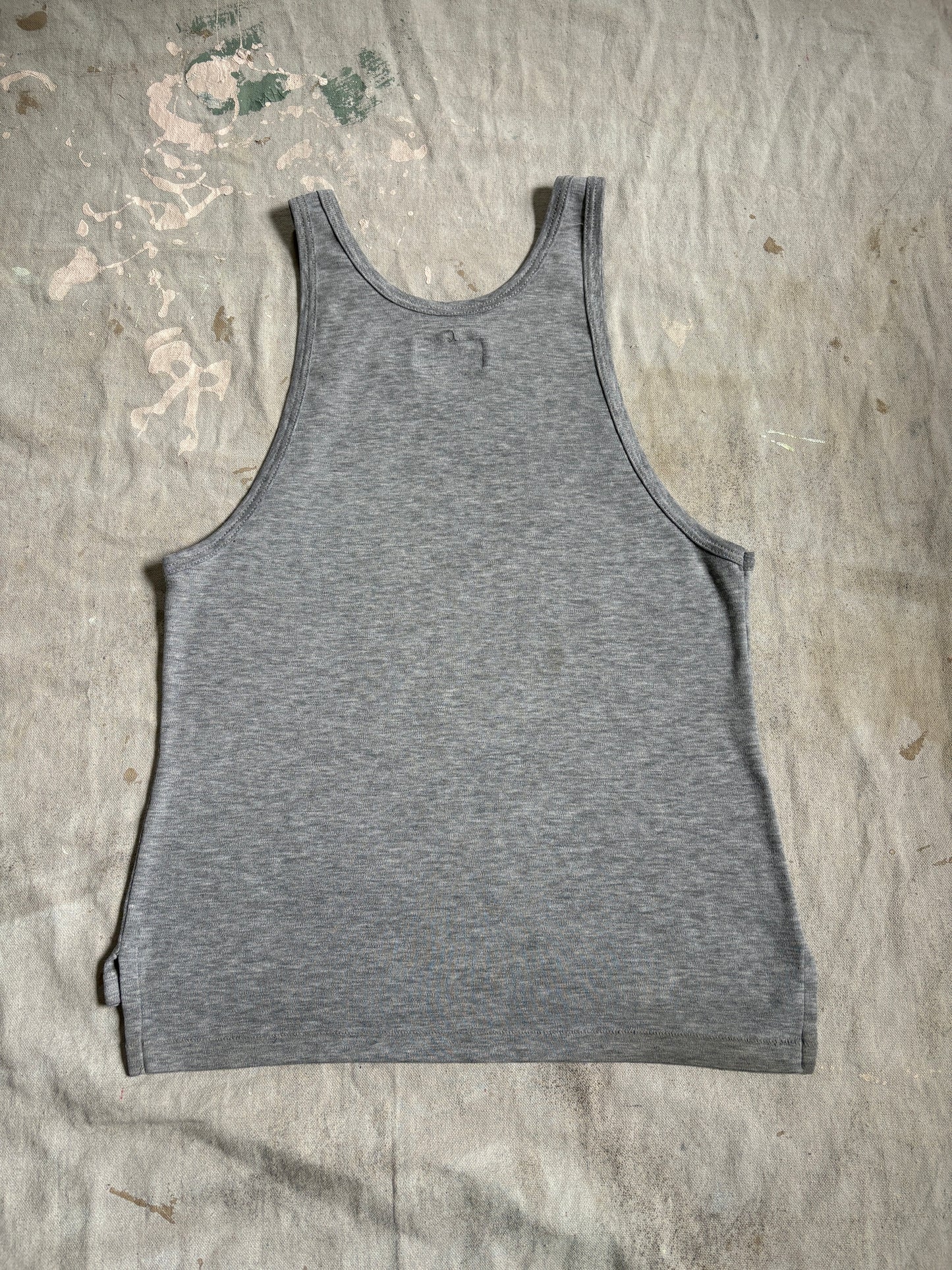 90s Blank Grey Bike Tank Top