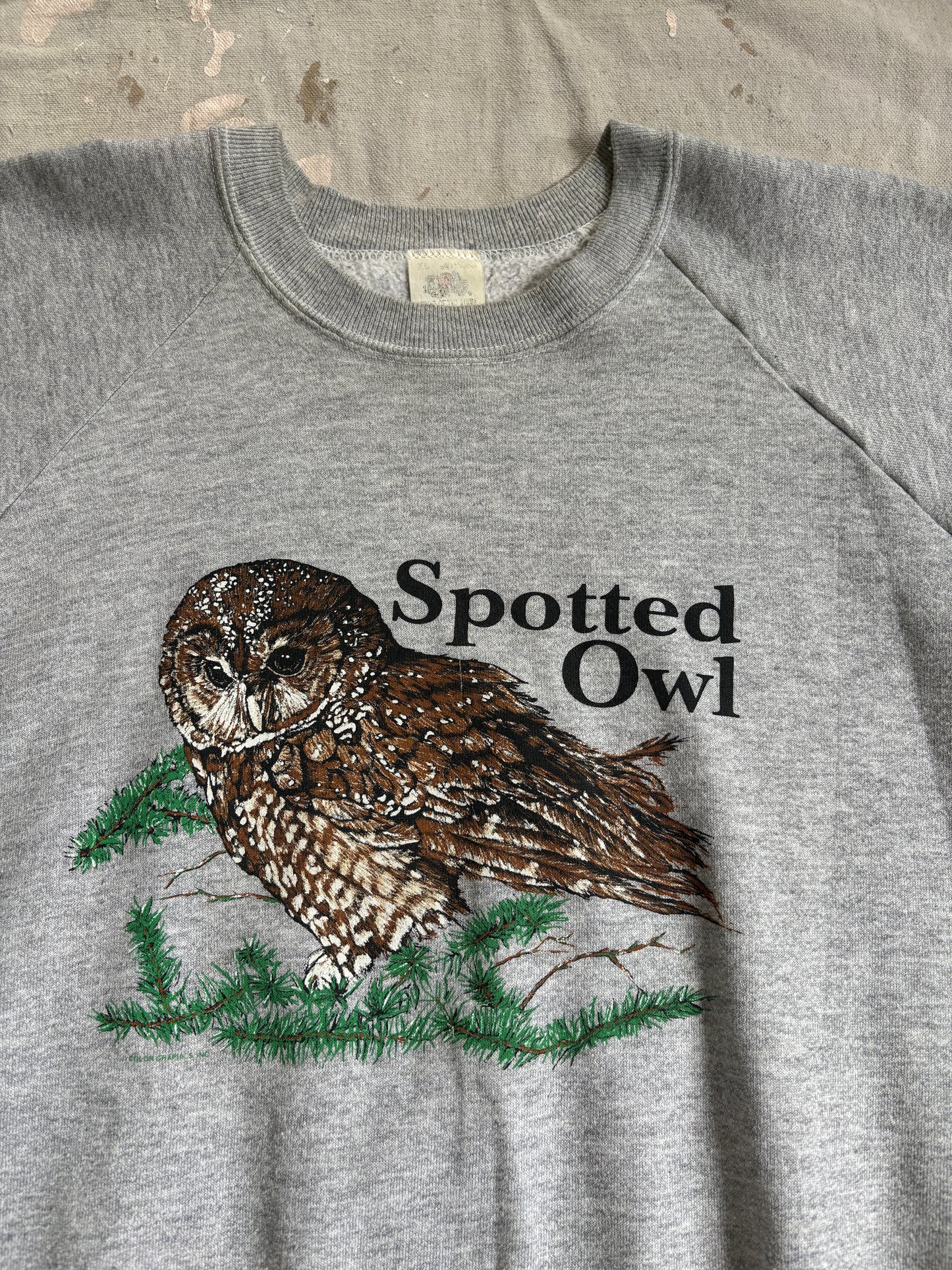 80s Spotted Owl Sweatshirt