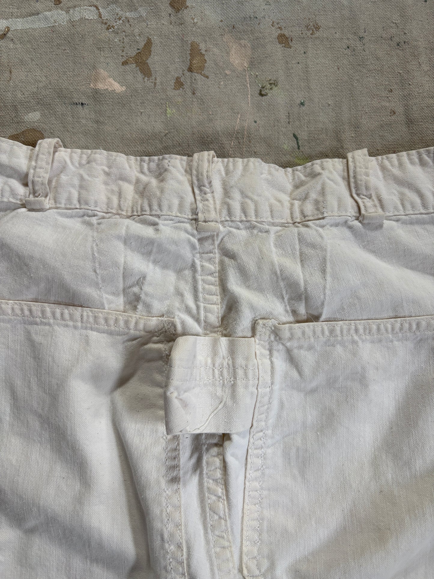 Vintage 80s Sears Ecru Painter Pants