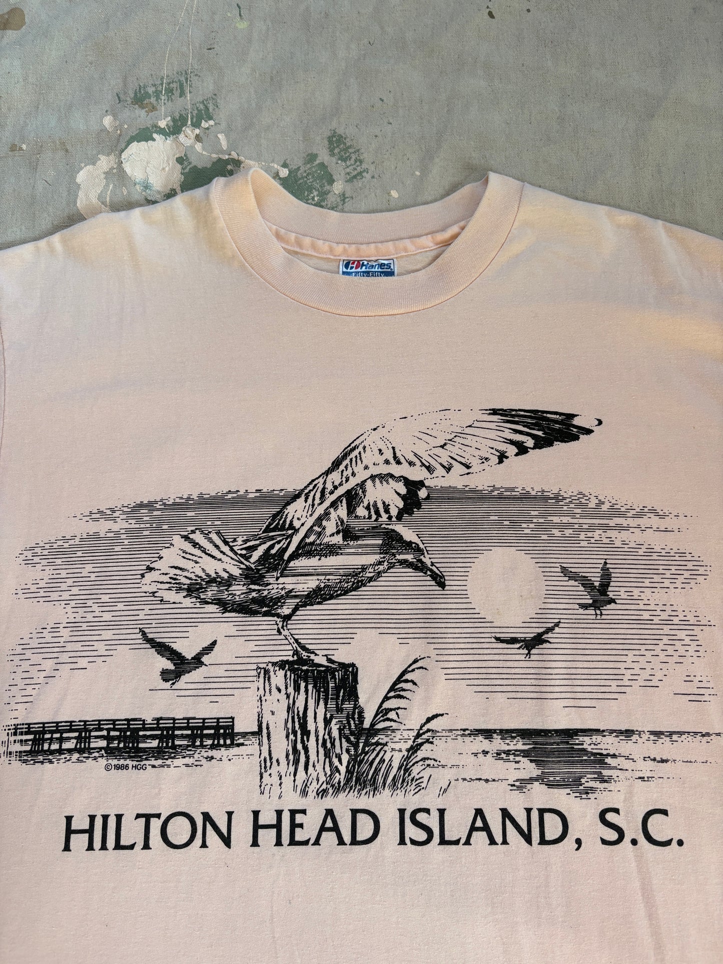 80s Hilton Head Island SC Seagull Tee