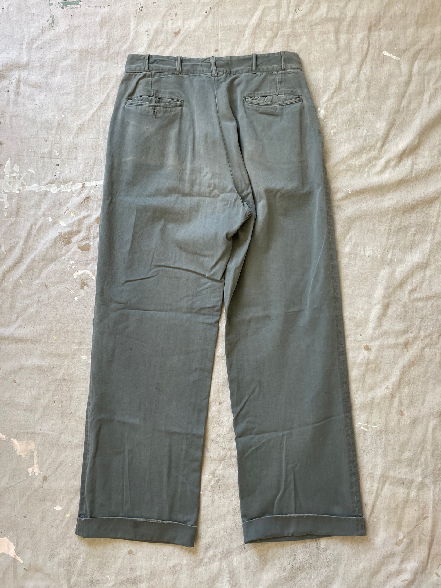 50s Penney’s Green/Gray Slacks