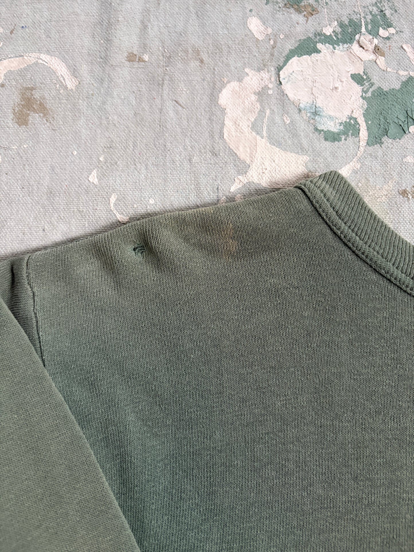 Vintage 60s Blank Green Sweatshirt