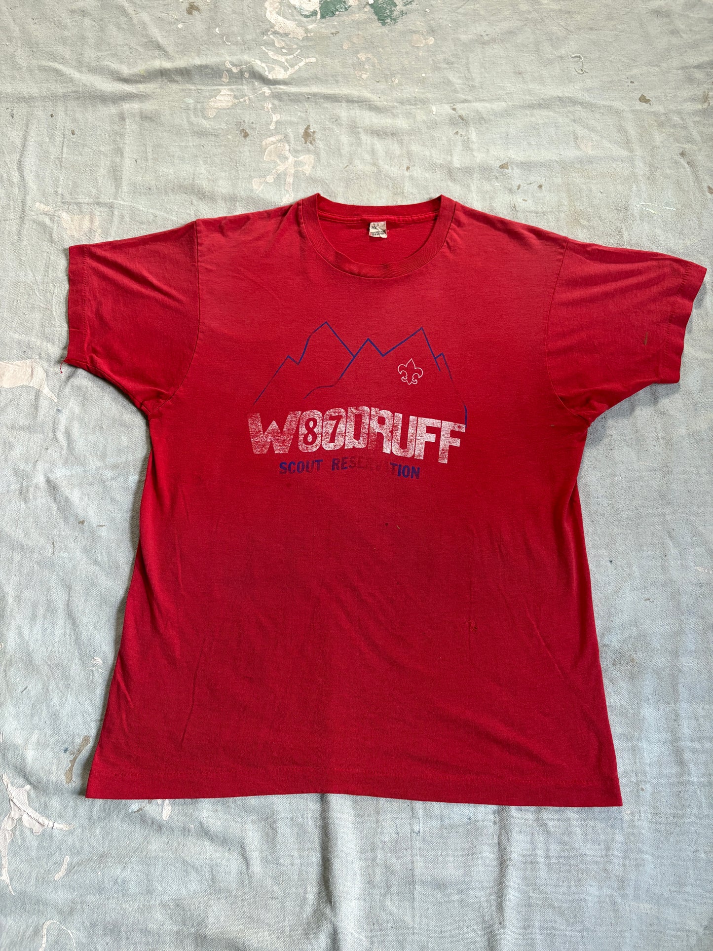 Vintage 80s BSA Woodruff Scout Reservation Tee