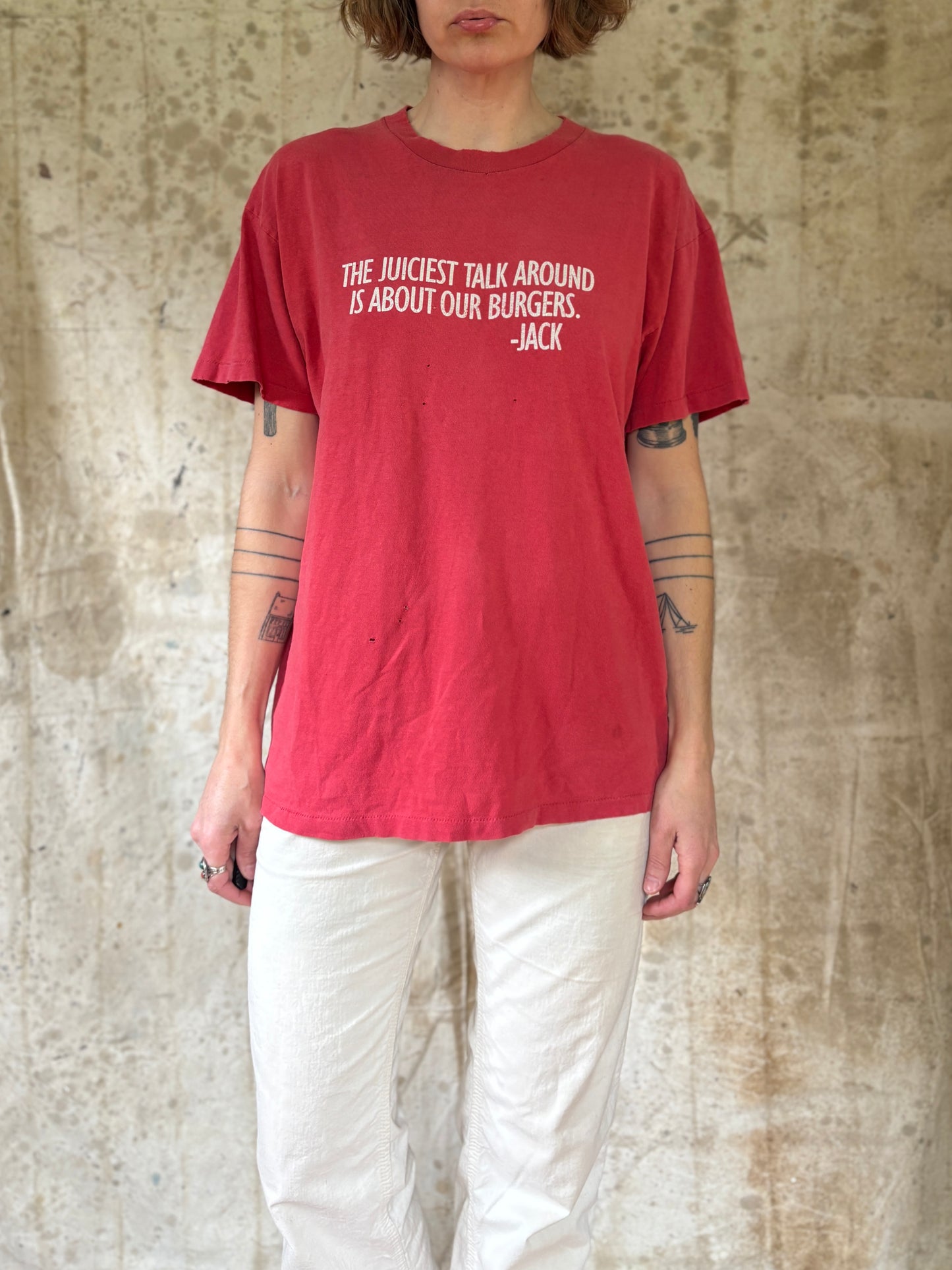 Vintage 90s Jack In The Box Burgers Tee