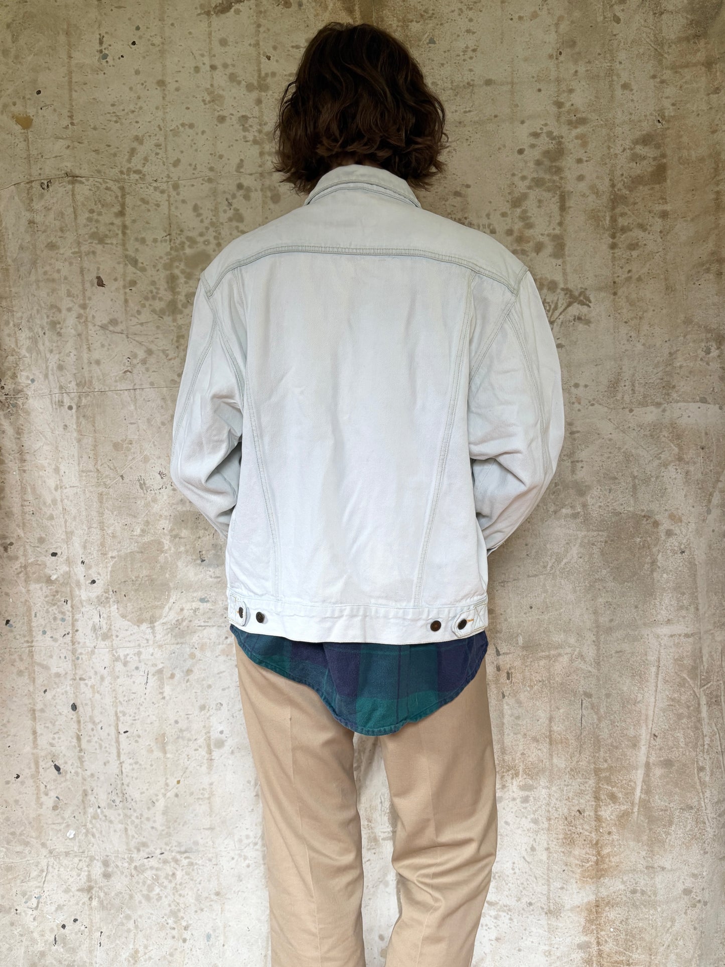 90s Eddie Bauer Light Wash Jean Jacket