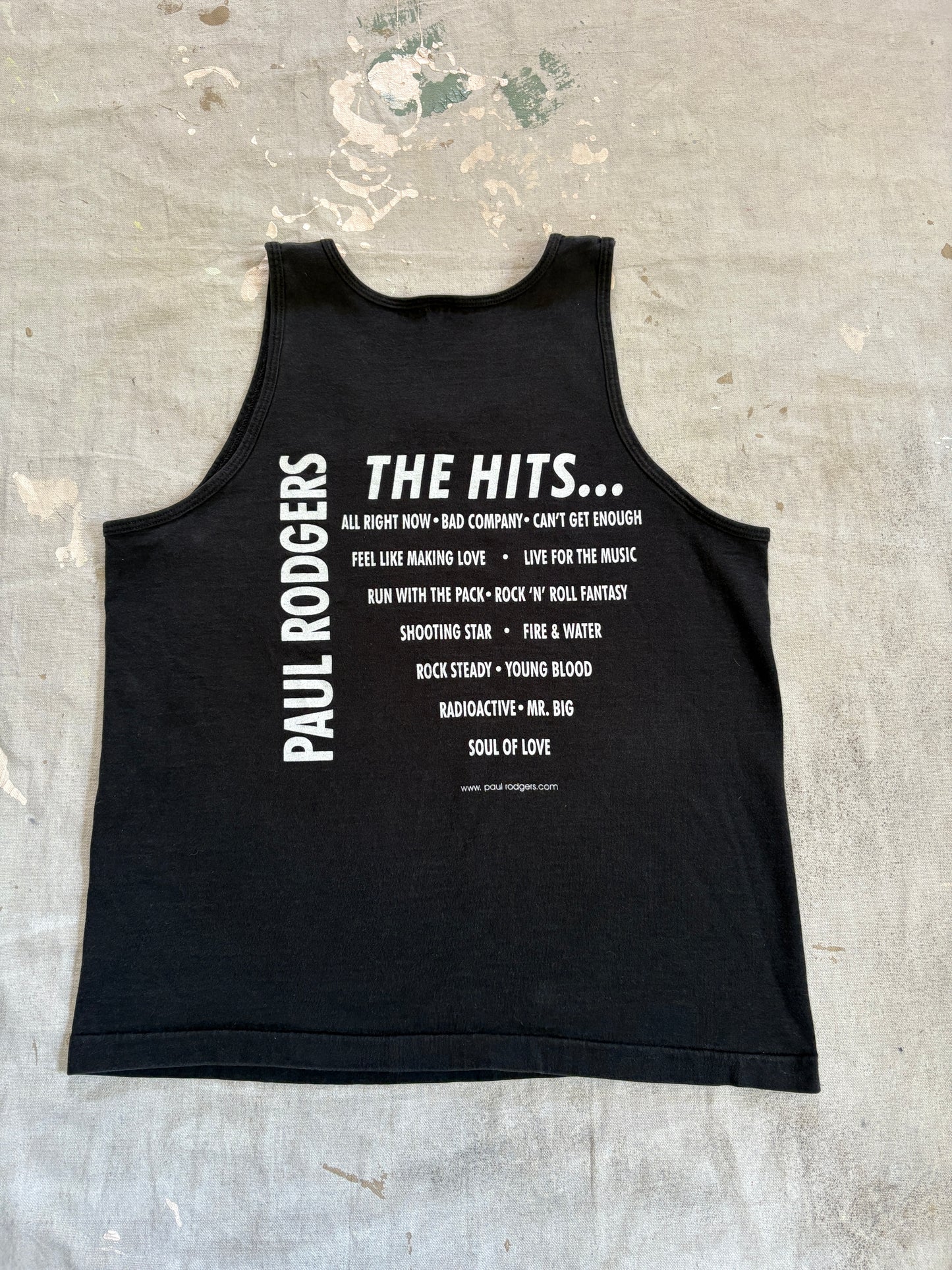 Vintage 90s Paul Roger’s Bad Company Tour Tank Top