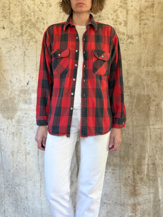 Vintage 90s Five Brother Cotton Flannel