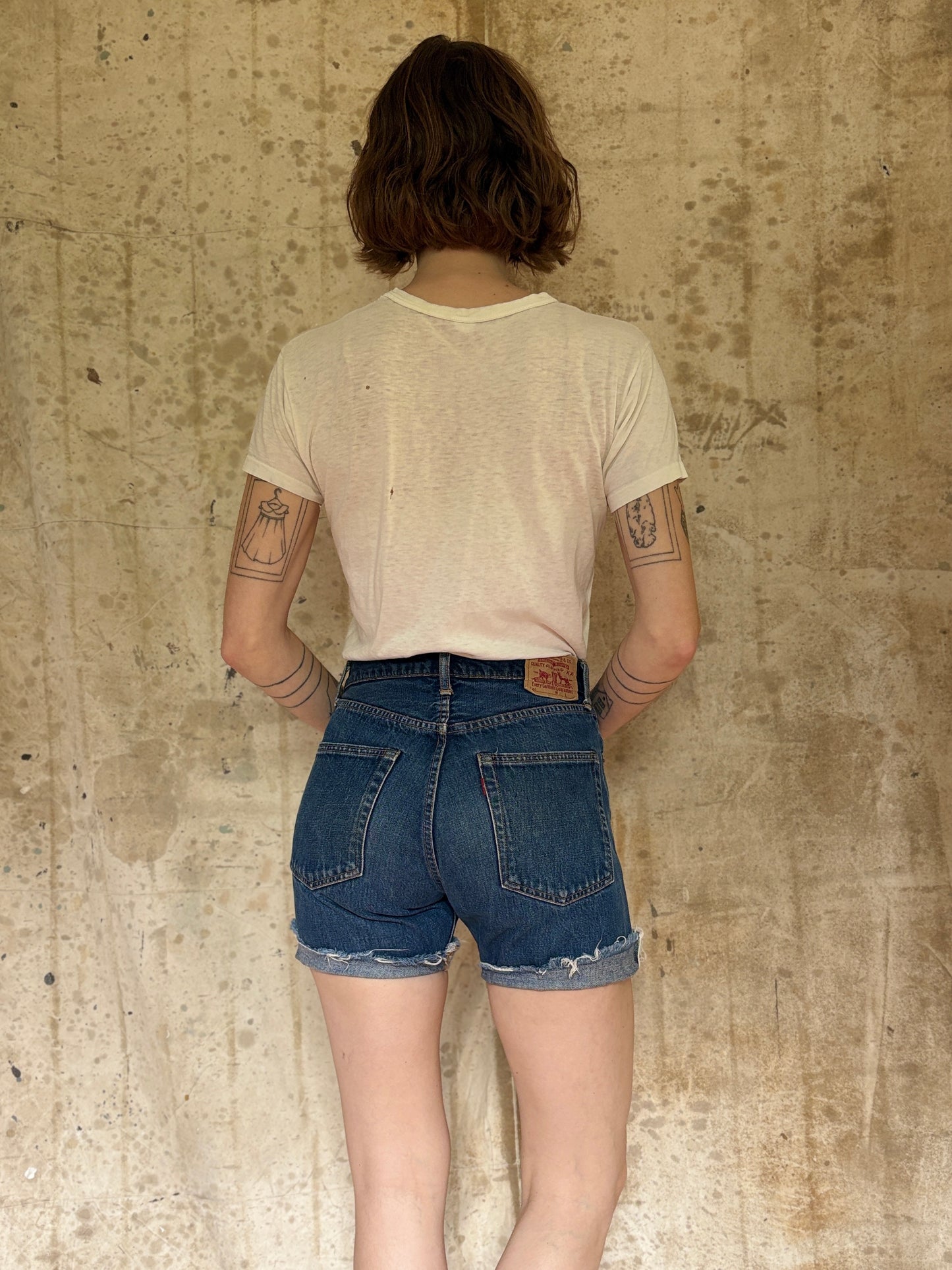 Modern TCB Jeans Selvedge Cut-Off Shorts
