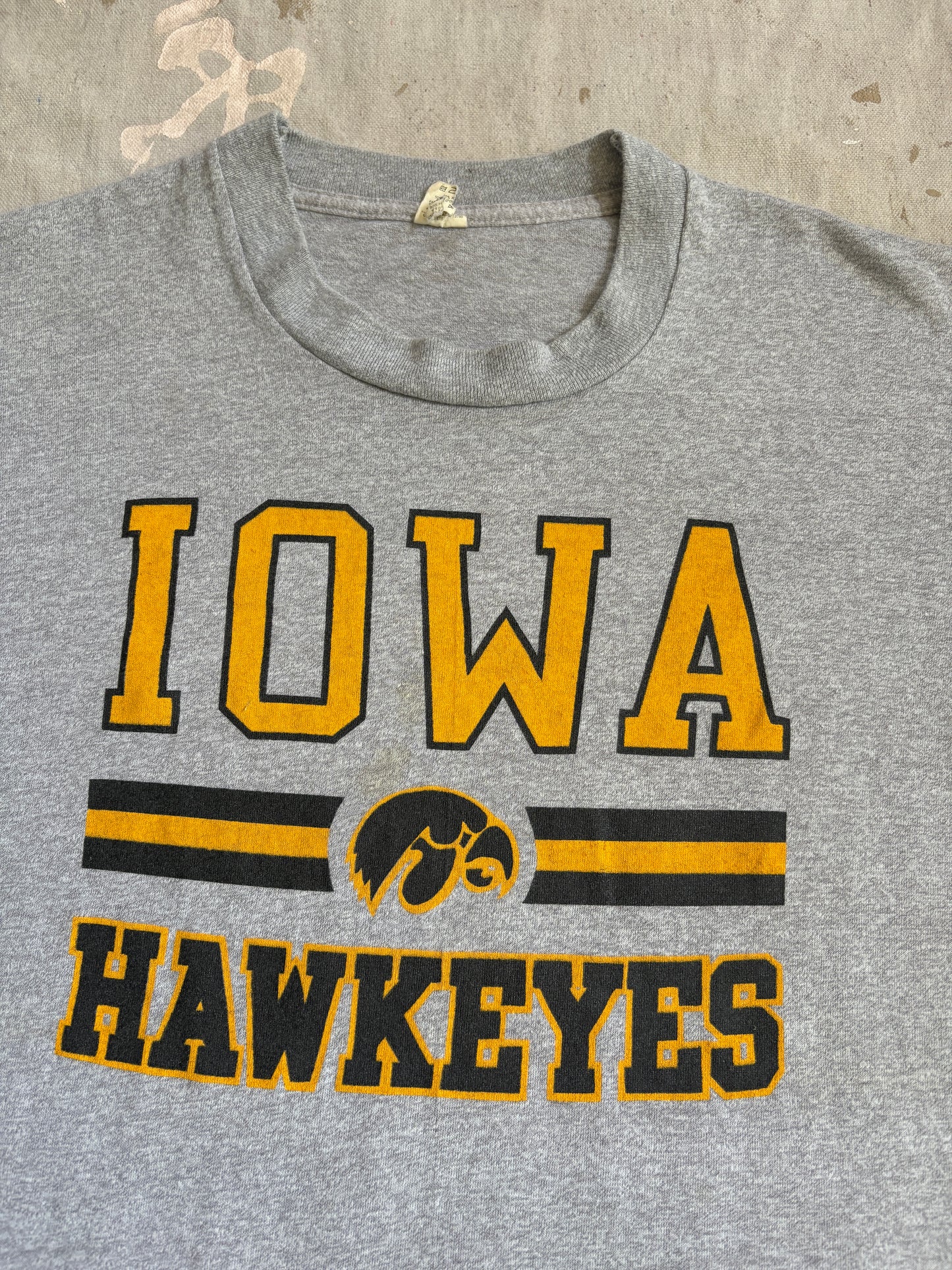 Vintage 80s University Of Iowa Hawkeyes Tee