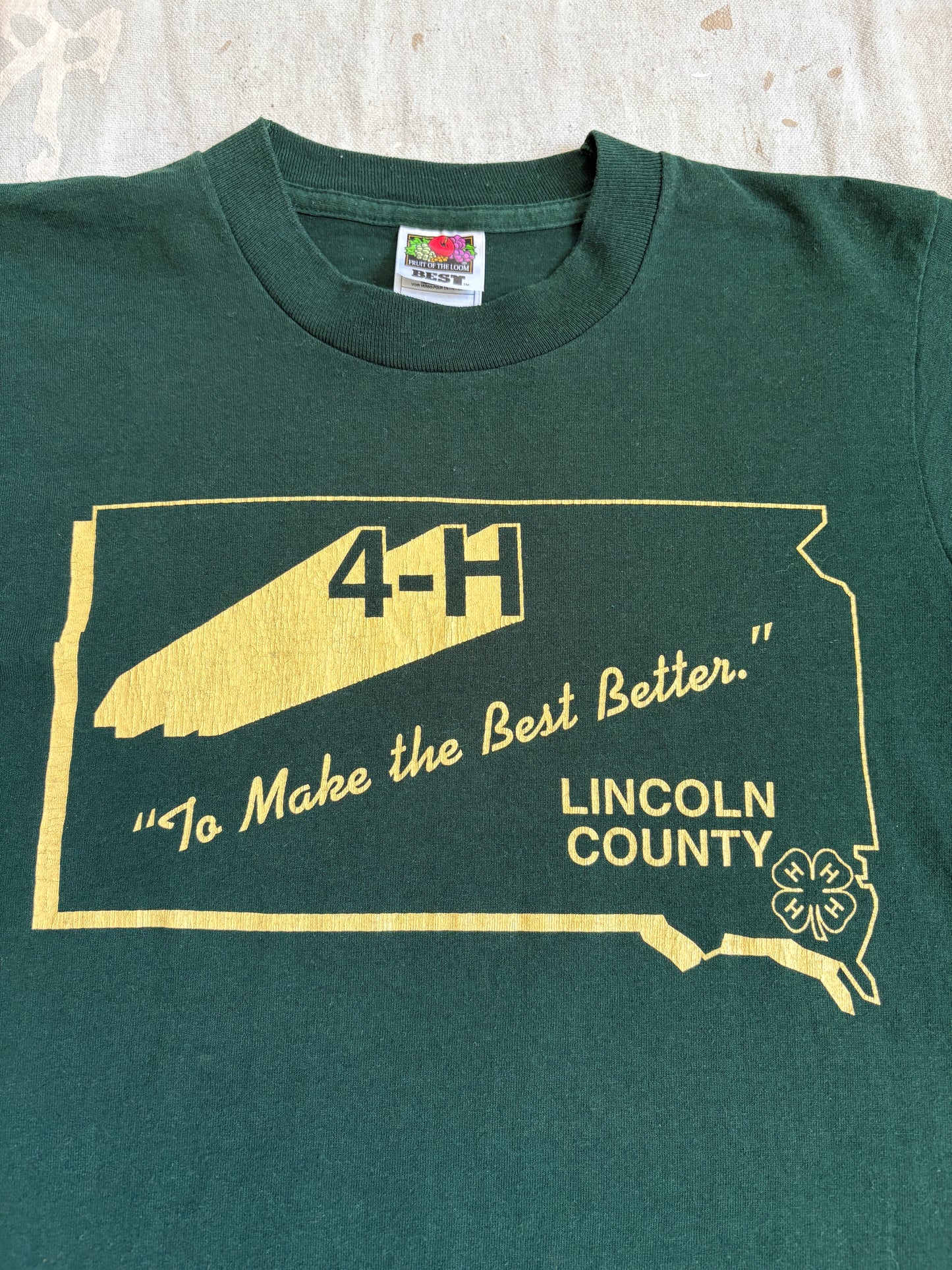 90s Lincoln County South Dakota 4H Tee