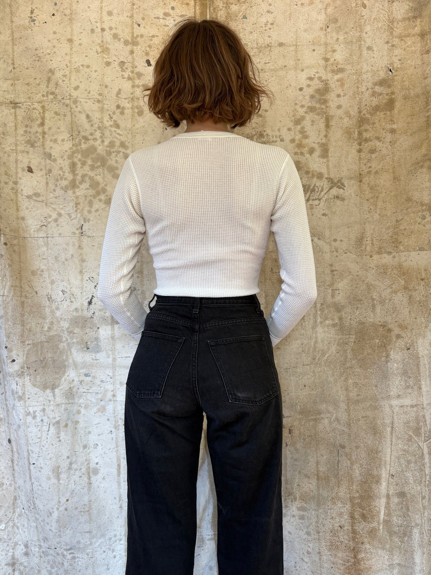 Vintage 90s White Thermal Shirt