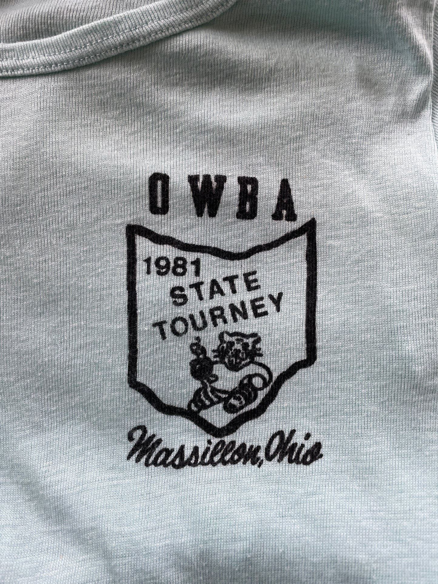 80s OWBA State Tournament, Massillon, Ohio Tee