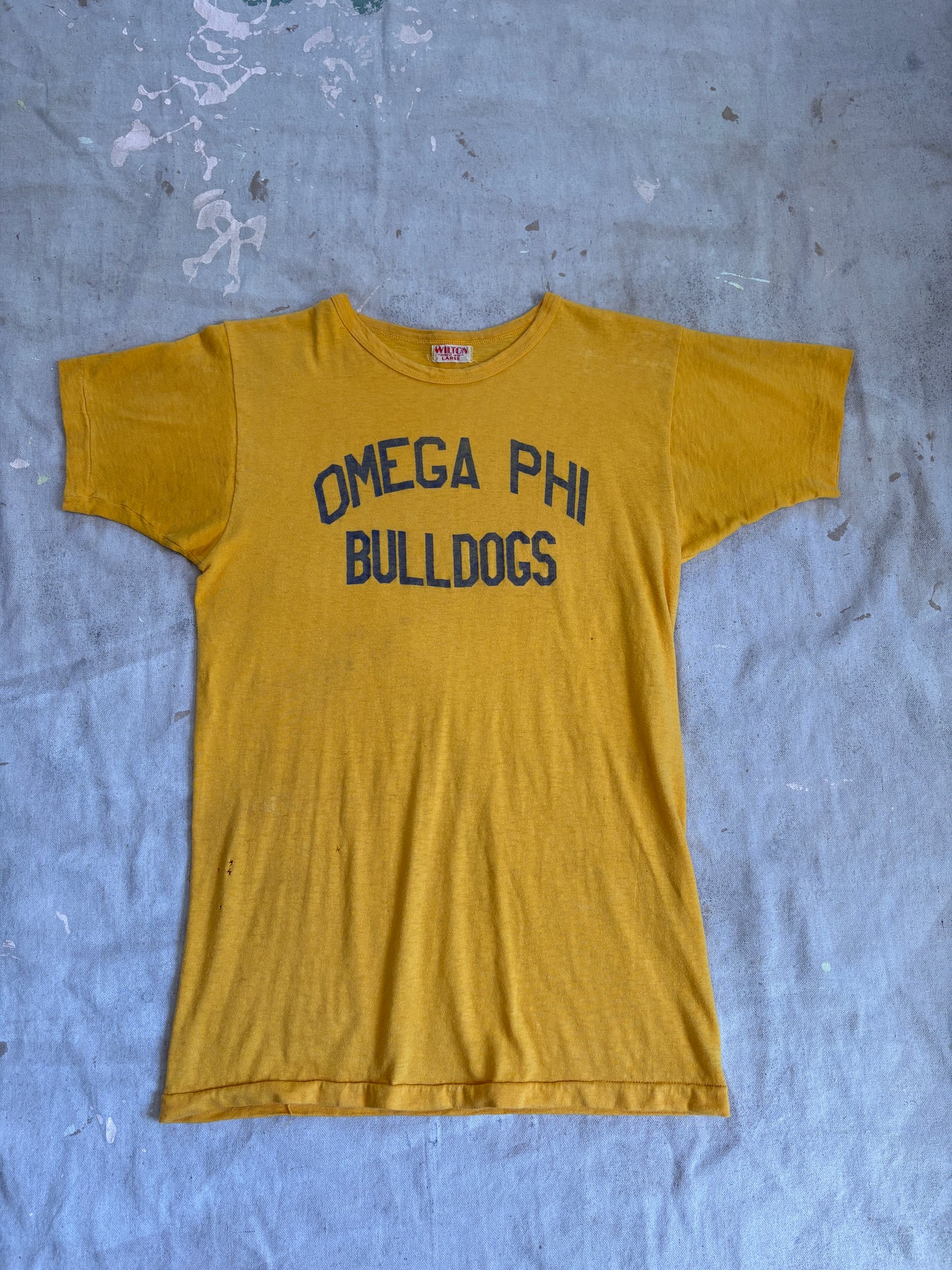 50s Wilton Omega Phi Bulldogs Tee