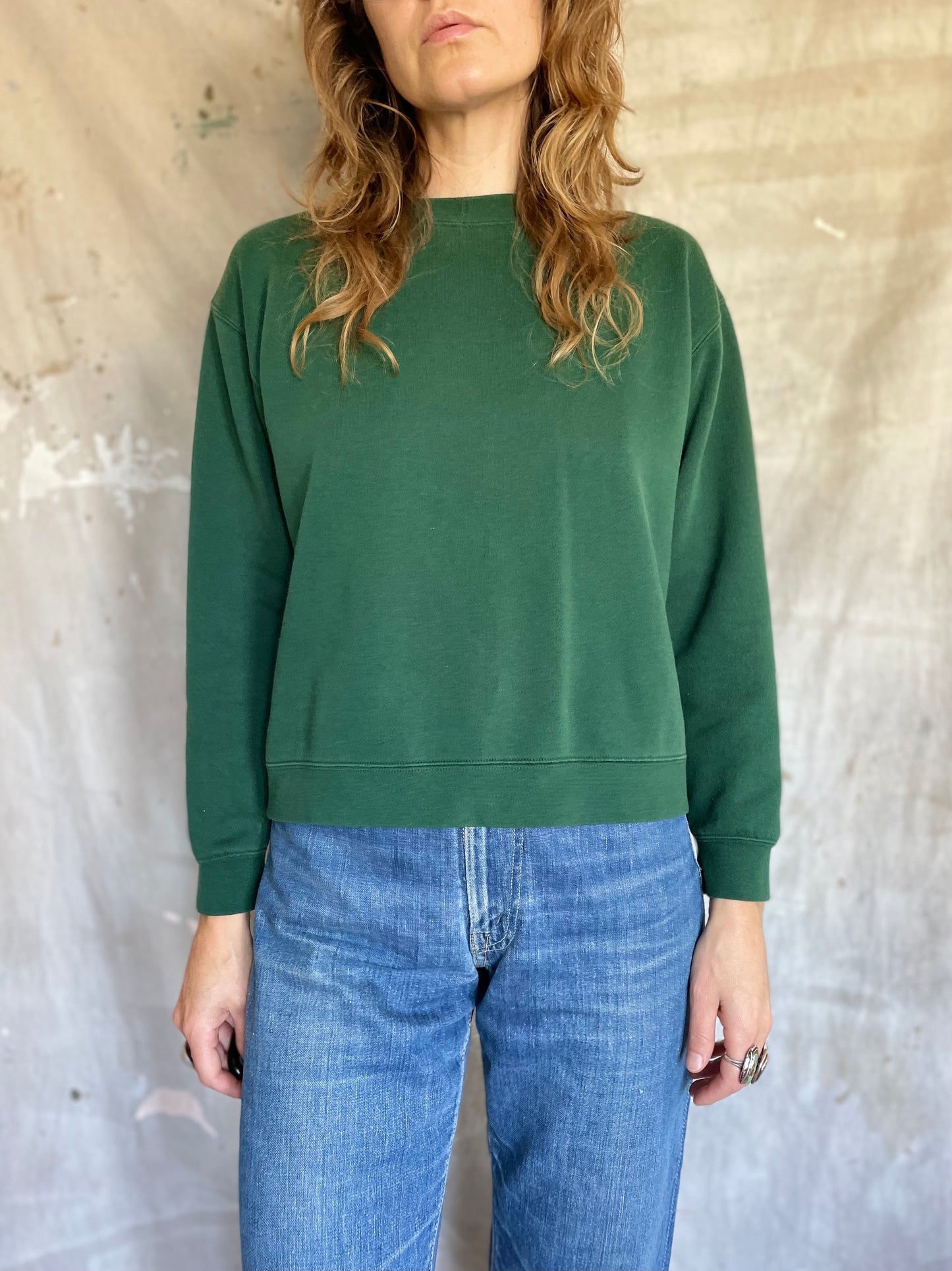 90s Blank Evergreen Sweatshirt