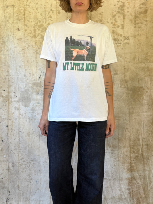 Vintage 80s My Little Acorn Dog Photo Tee