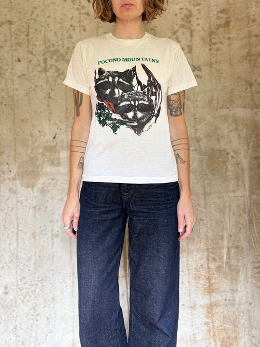 80s Pocono Mountains Raccoon Tee