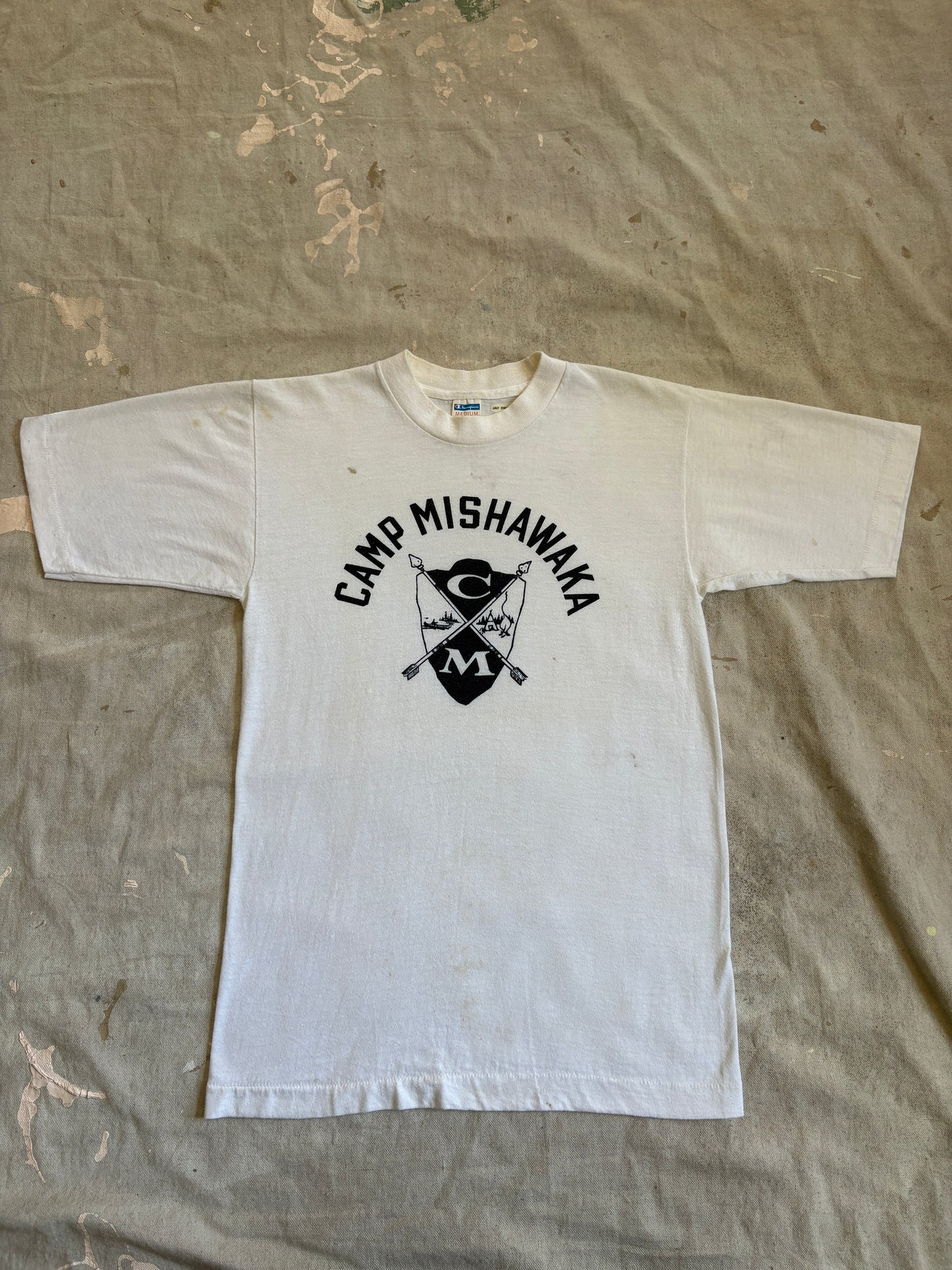 Vintage 70s Champion Camp Mishawaka Tee