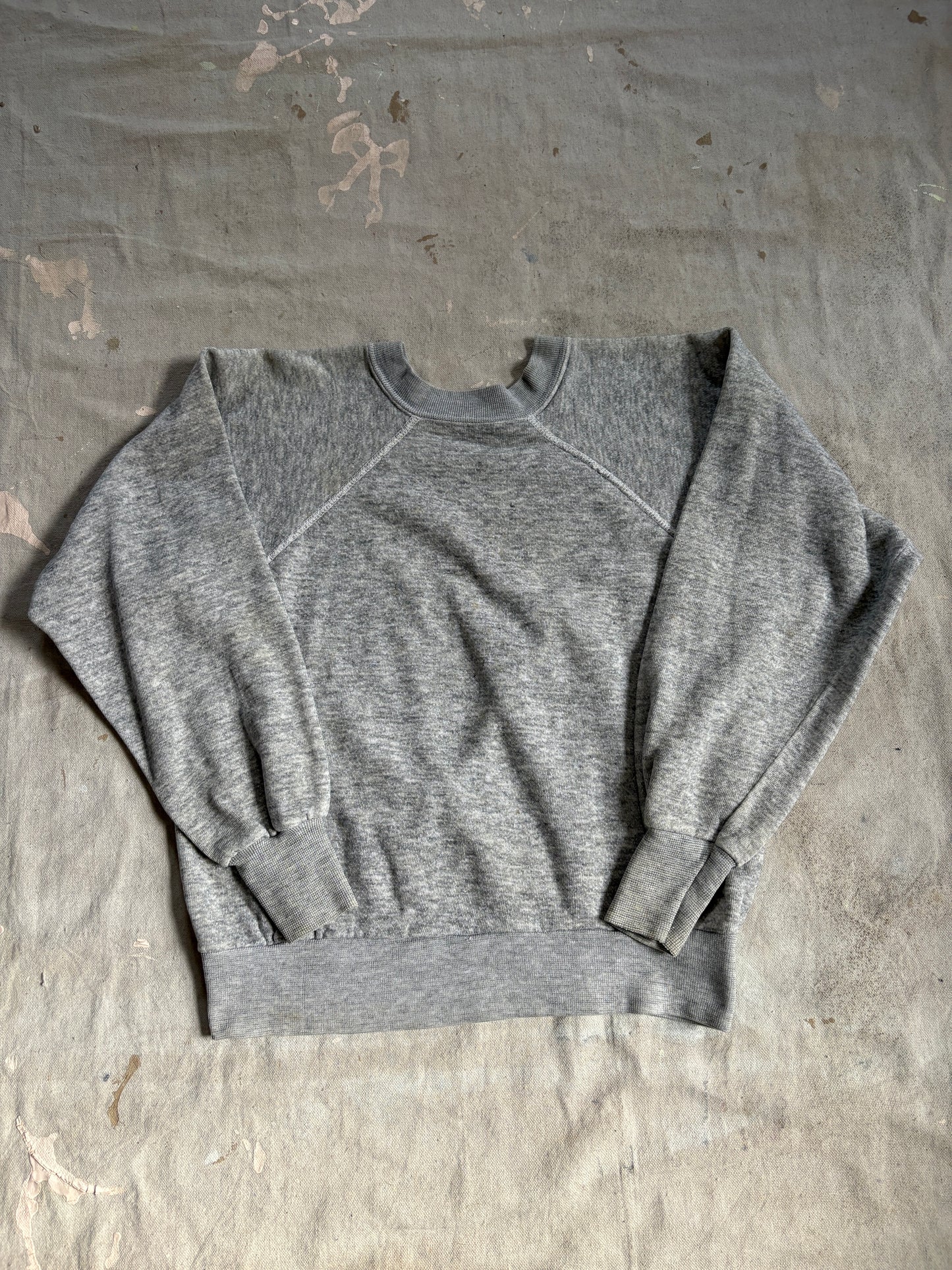 70s/80s Blank Heather Gray Sweatshirt