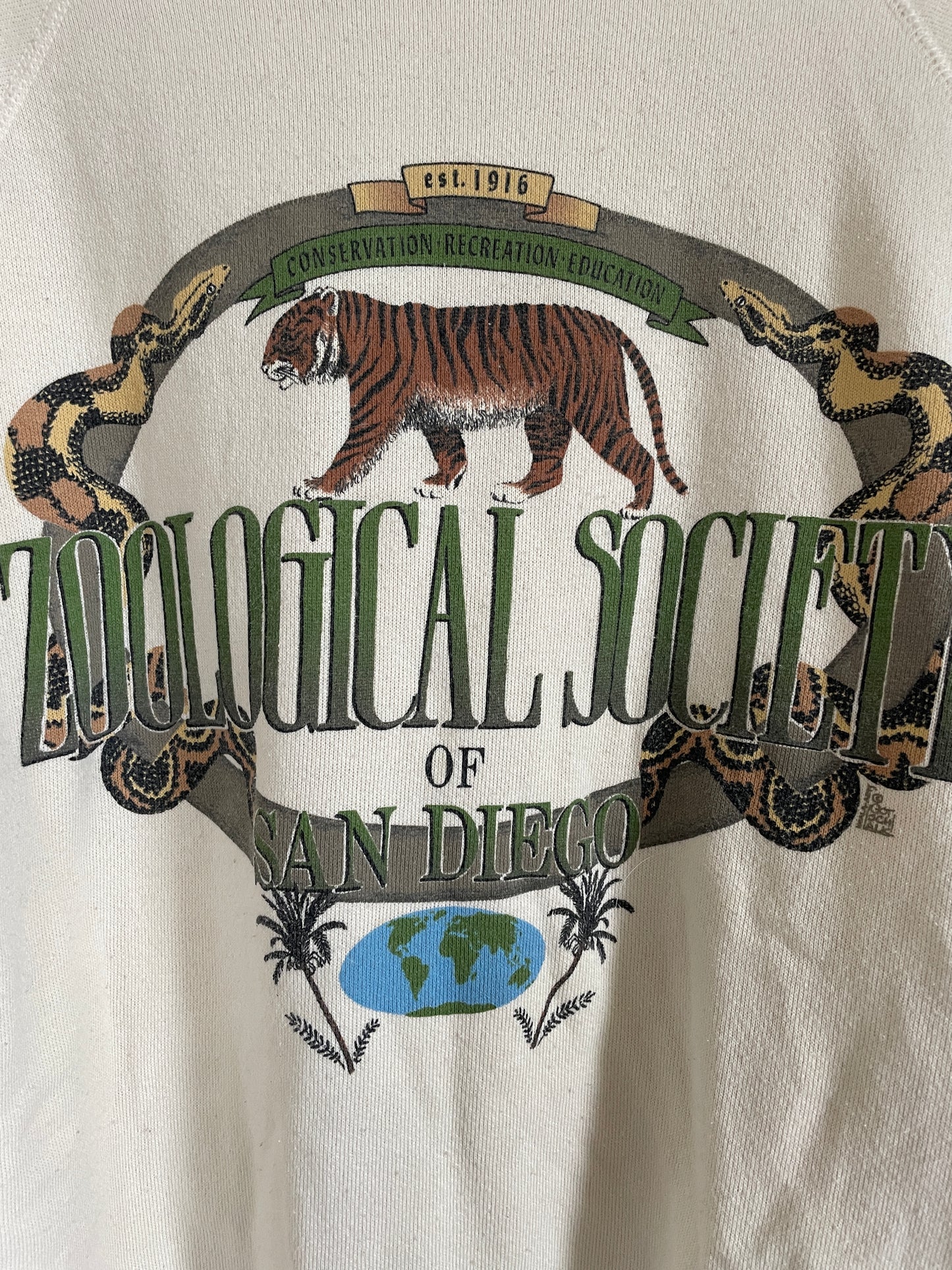 80s Zoological Society Of San Diego Sweatshirt