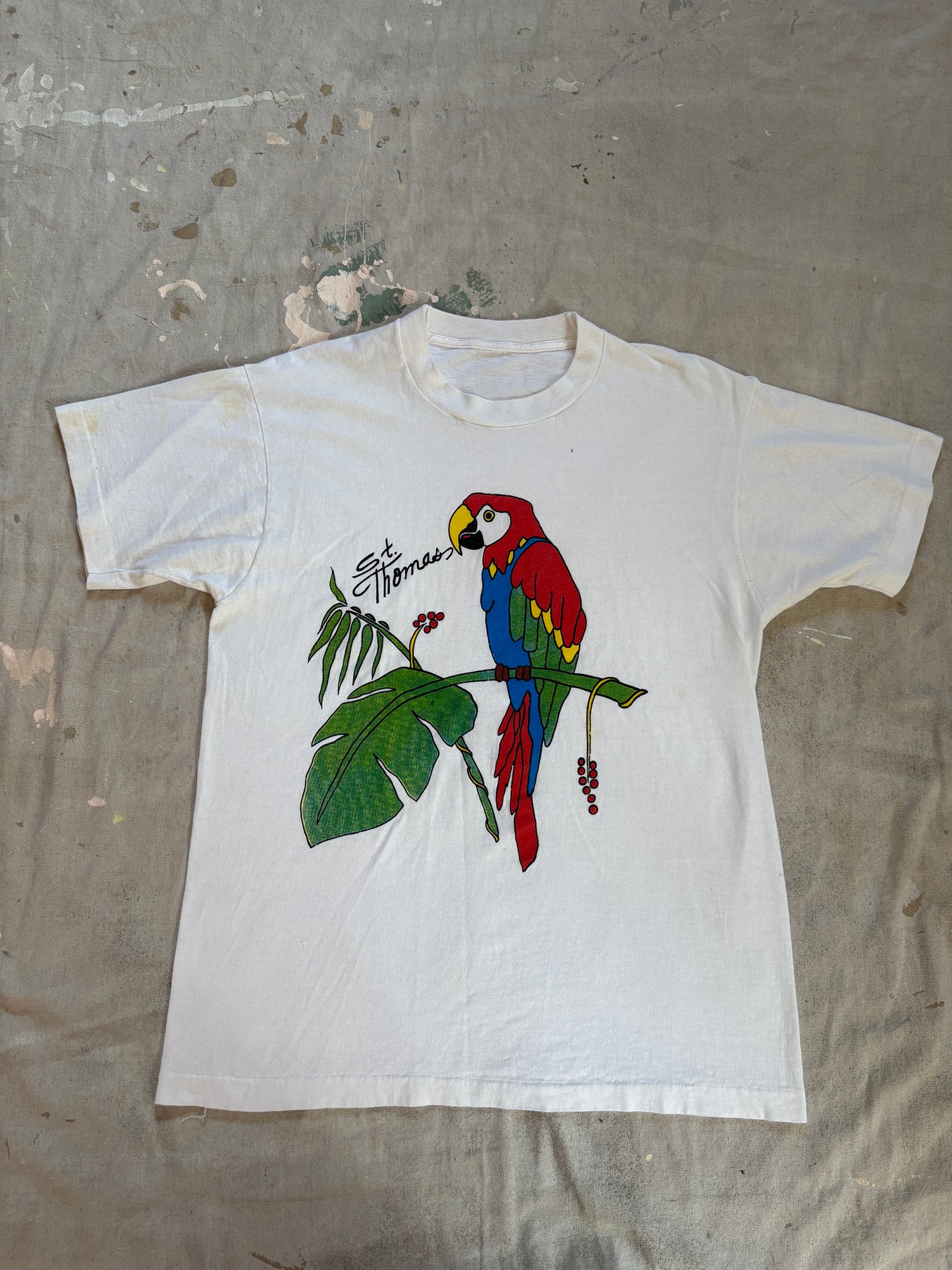 80s St. Thomas Parrot Tee