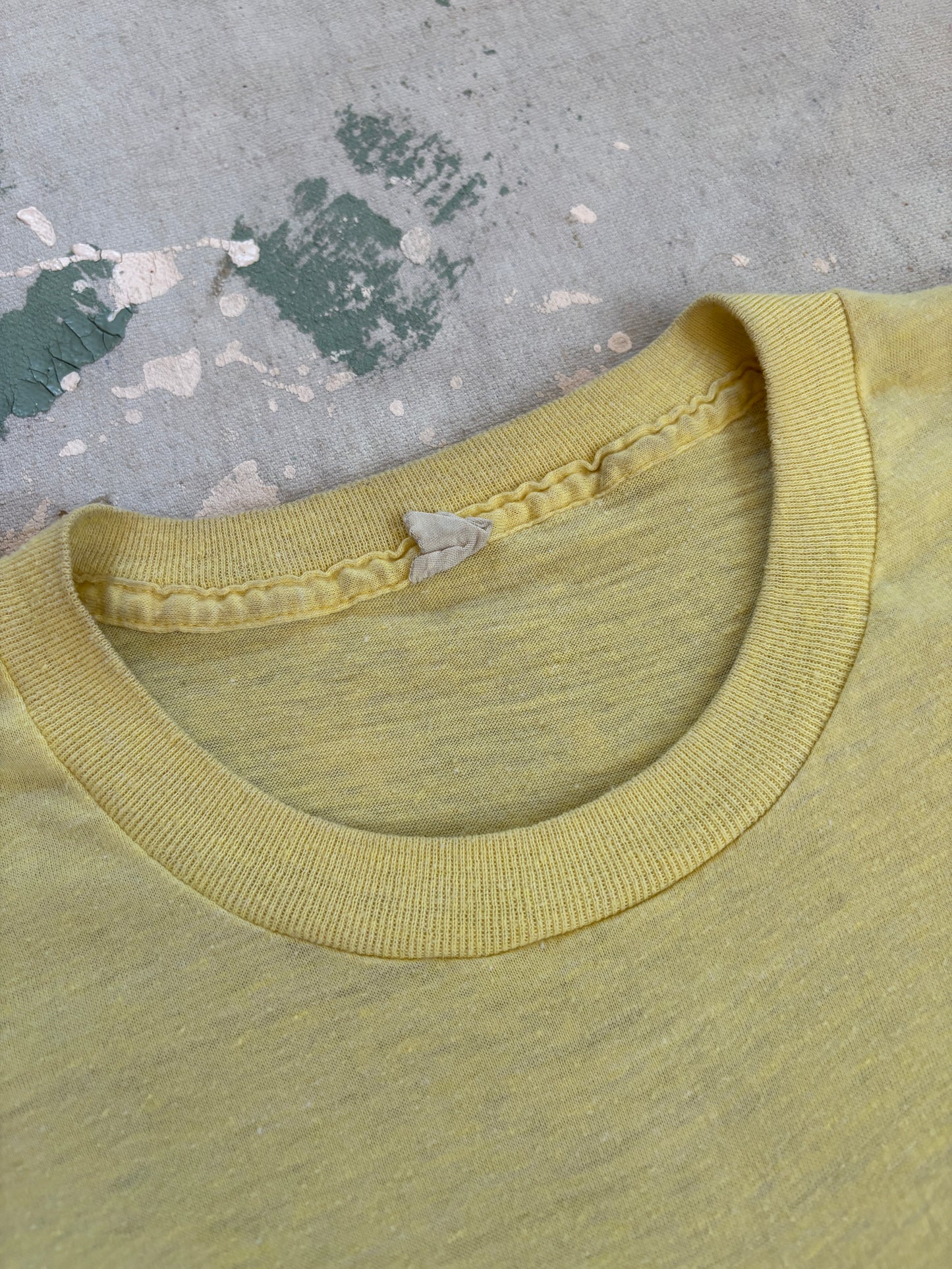 80s Blank Yellow Tee
