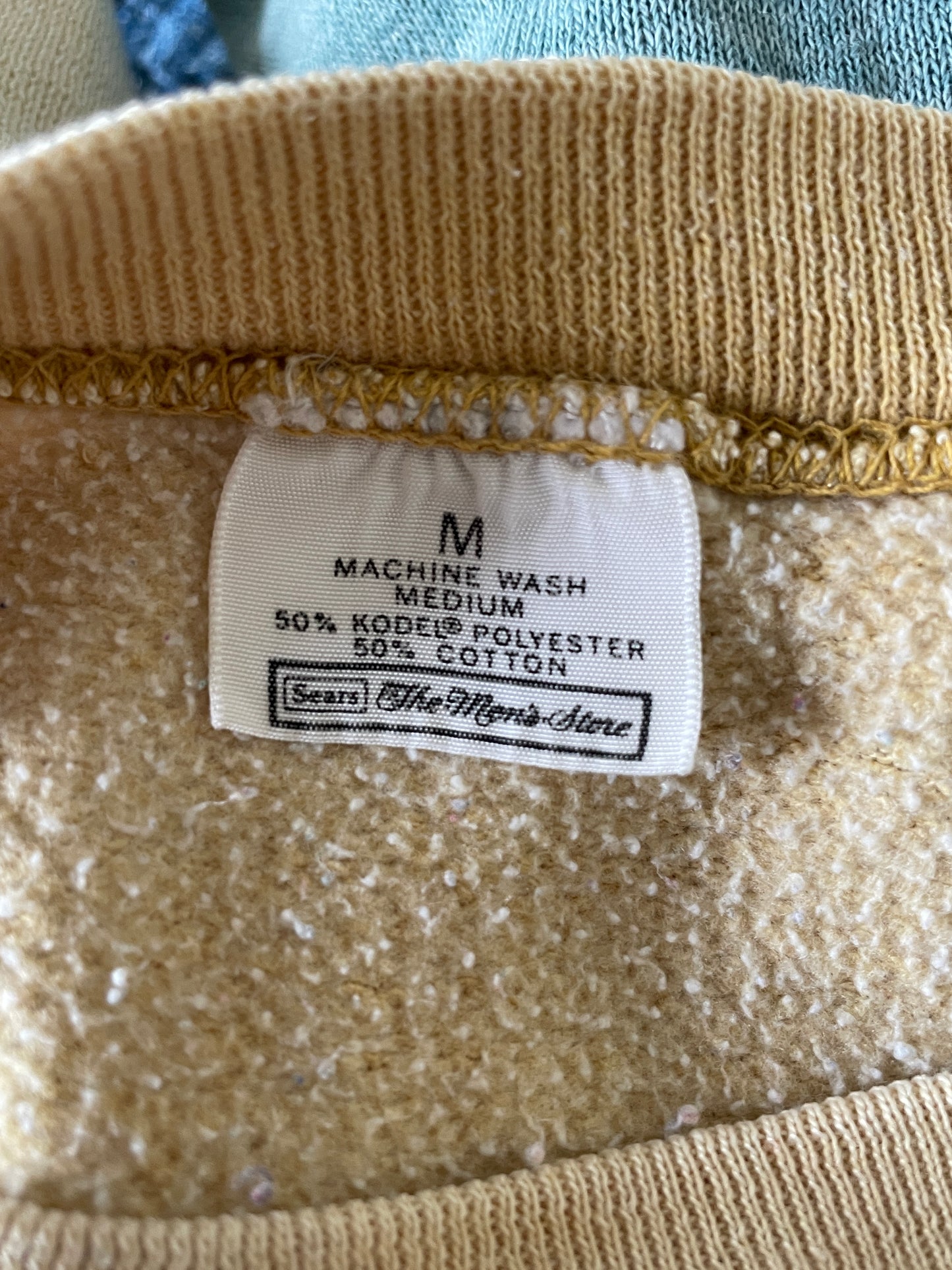 80s Blank Mustard Sweatshirt