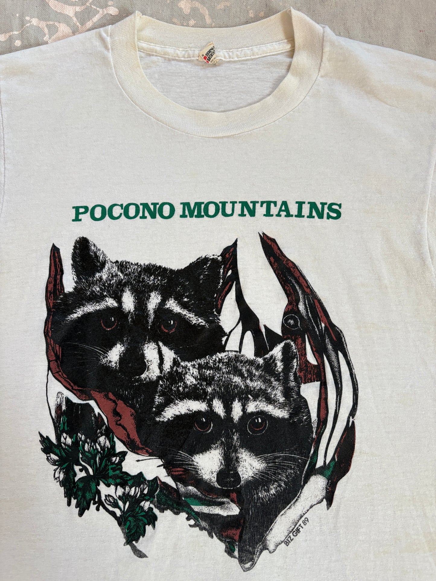 80s Pocono Mountains Raccoon Tee