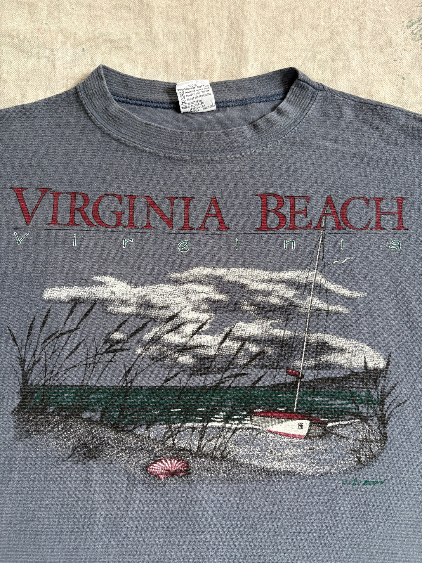 Vintage 90s Virginia Beach Tee