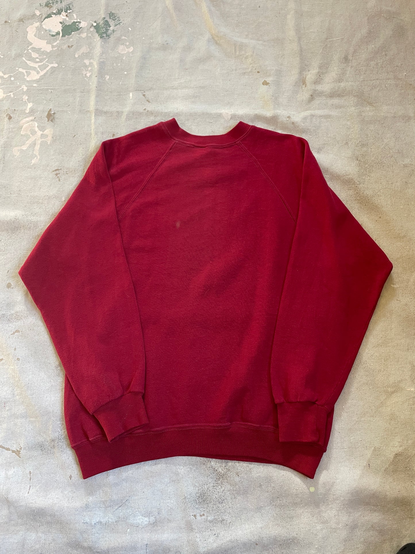 80s Blank Maroon Sweatshirt