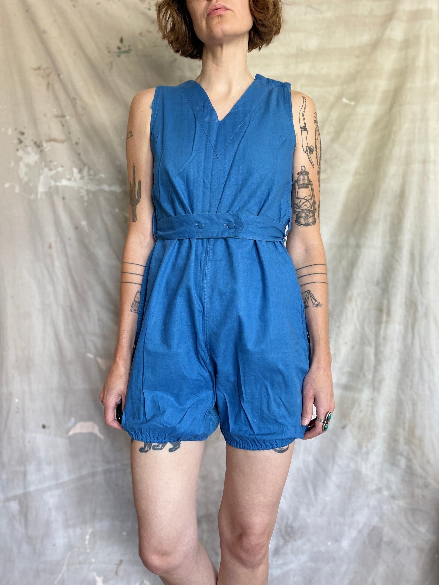 40s Gym Uniform Romper