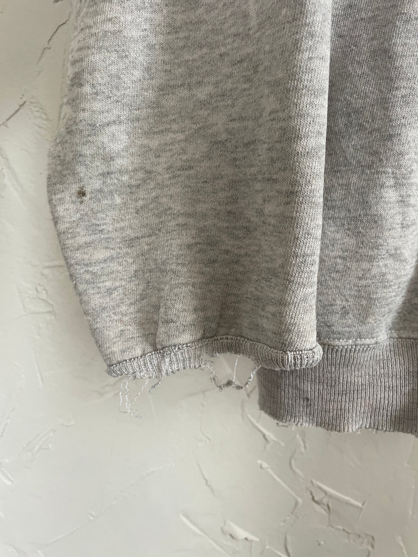 80s Blank Heather Grey Sweatshirt