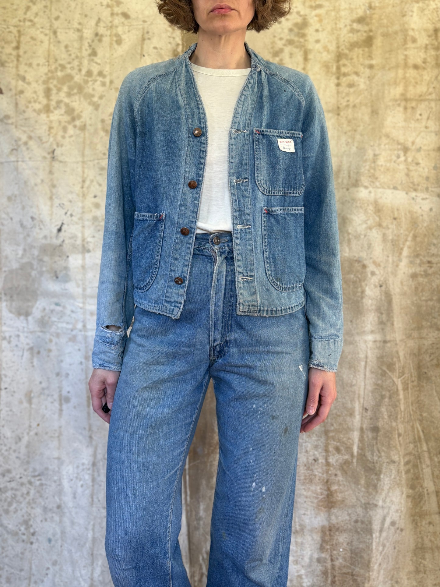 Vintage 60s Big Mac Engineer Jacket