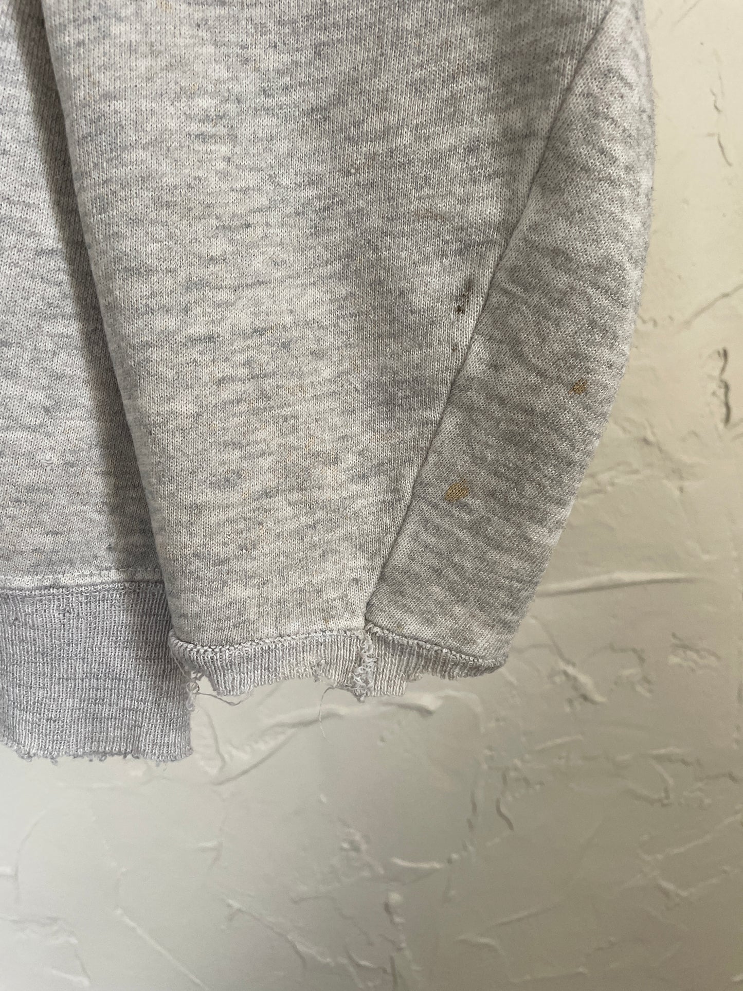 80s Blank Heather Grey Sweatshirt