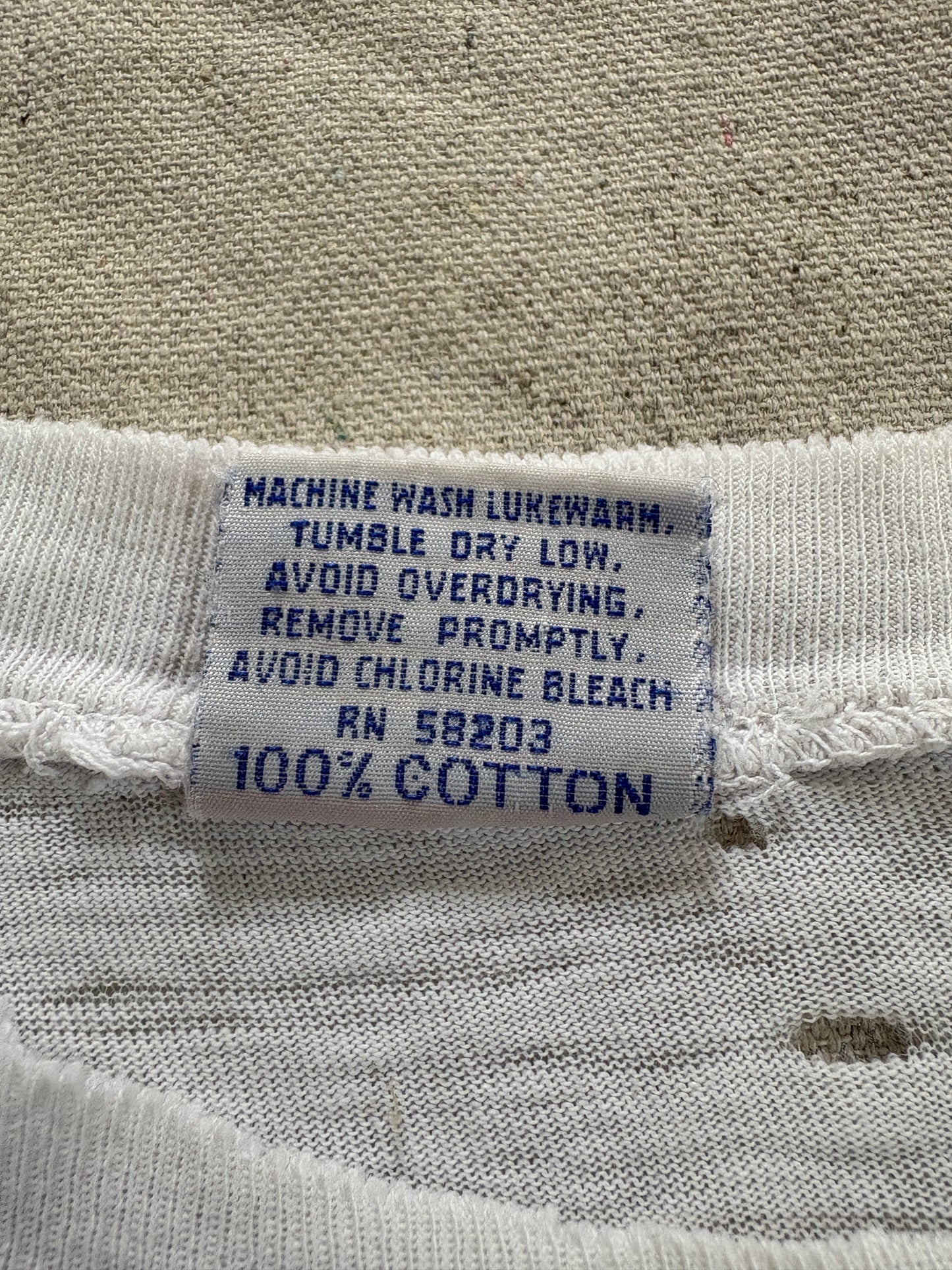 Vintage 80s Thrashed Paradise Club Runner Tee