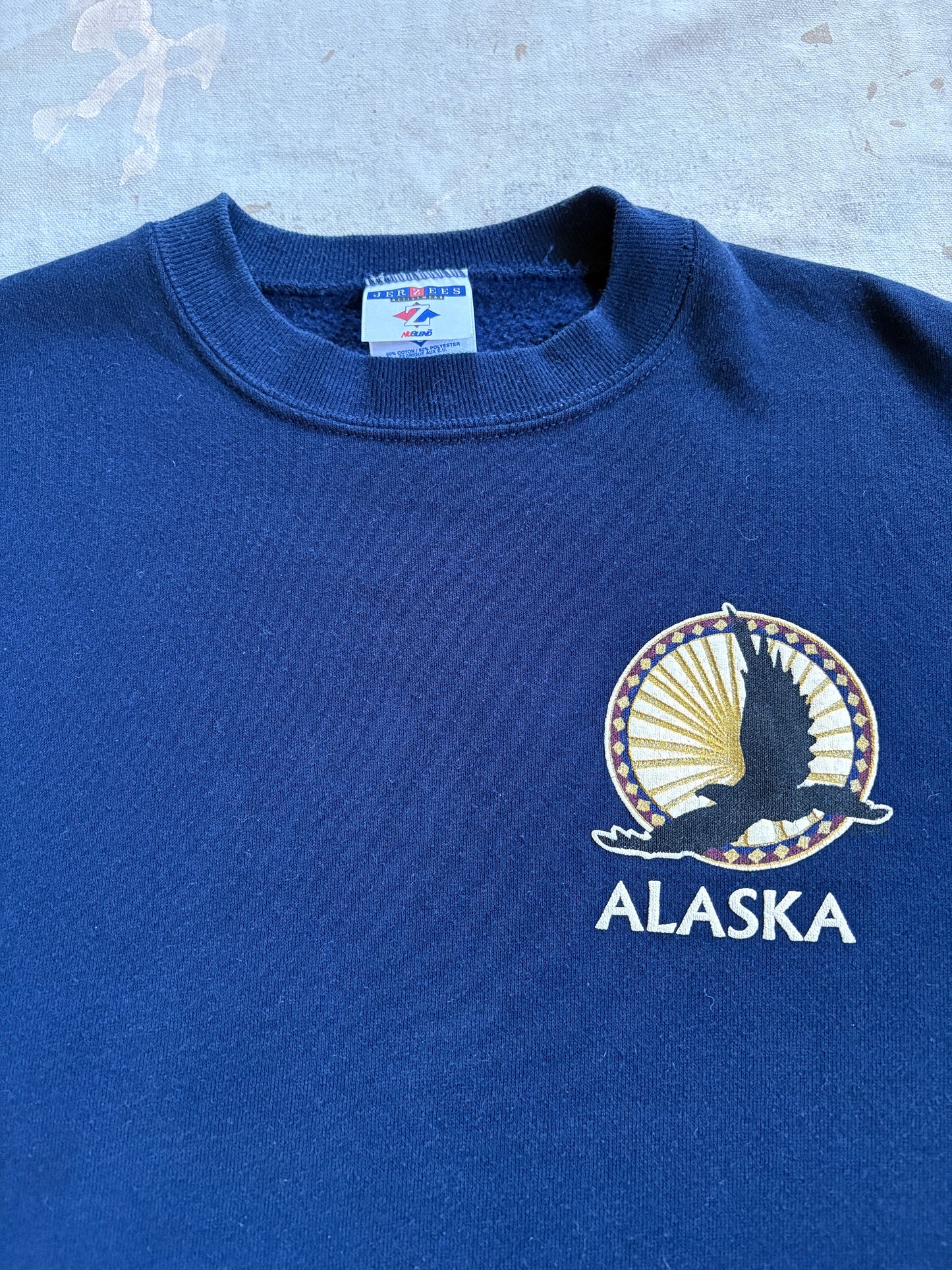 Vintage 90s Alaska Eagle Sweatshirt