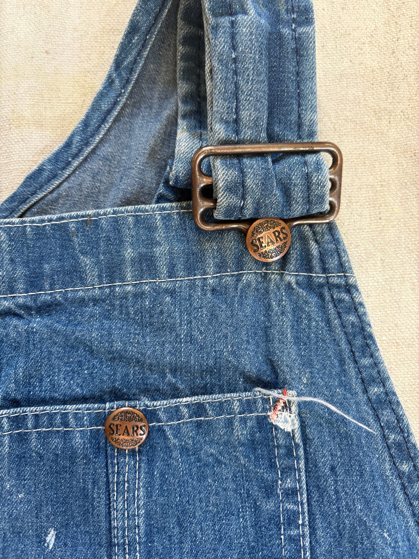 80s Sears Painted Overalls