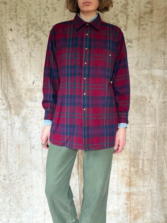 Vintage 80s Plaid Pendleton Shirt