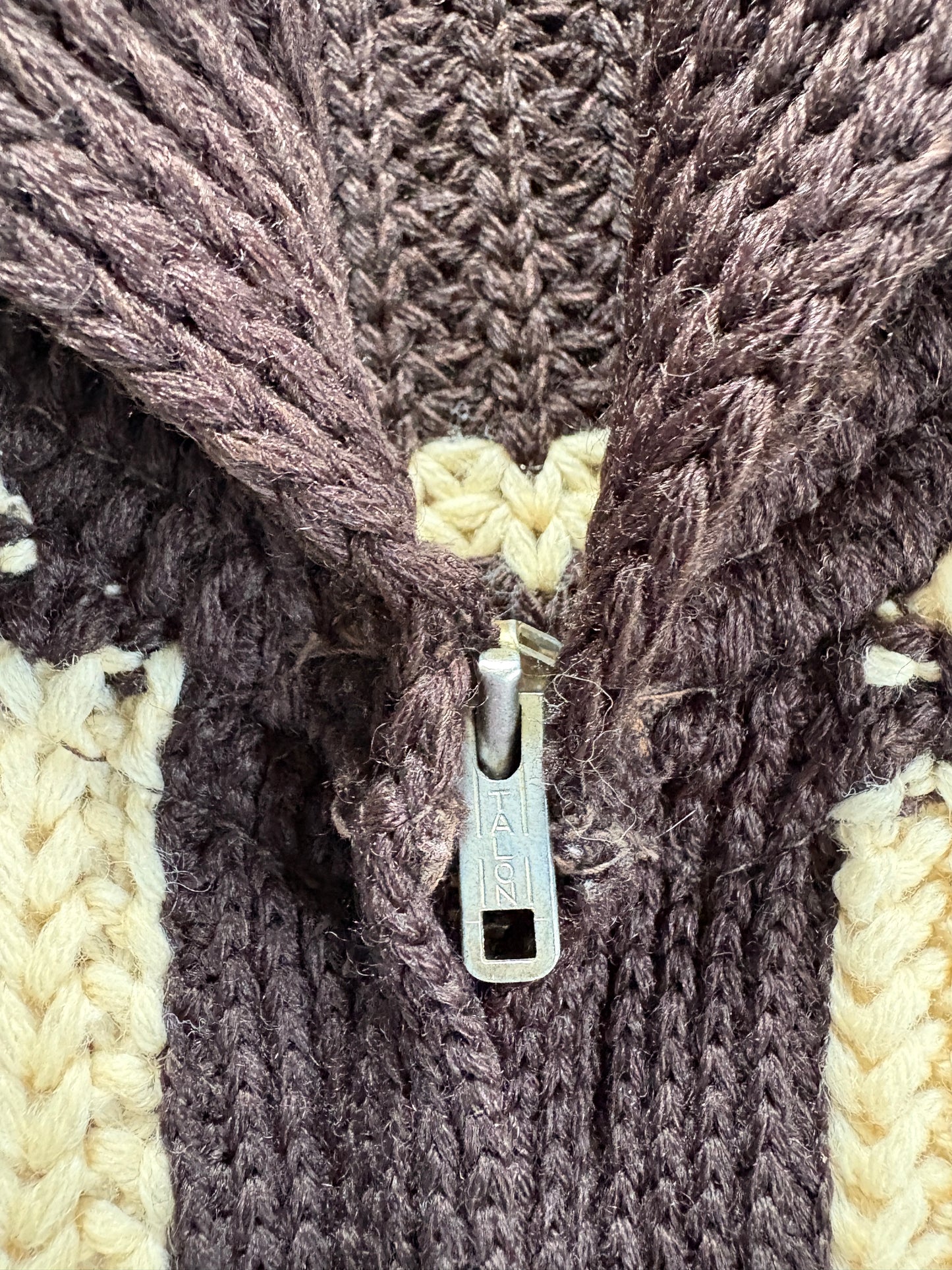 60s Horse Shawl Collar Sweater