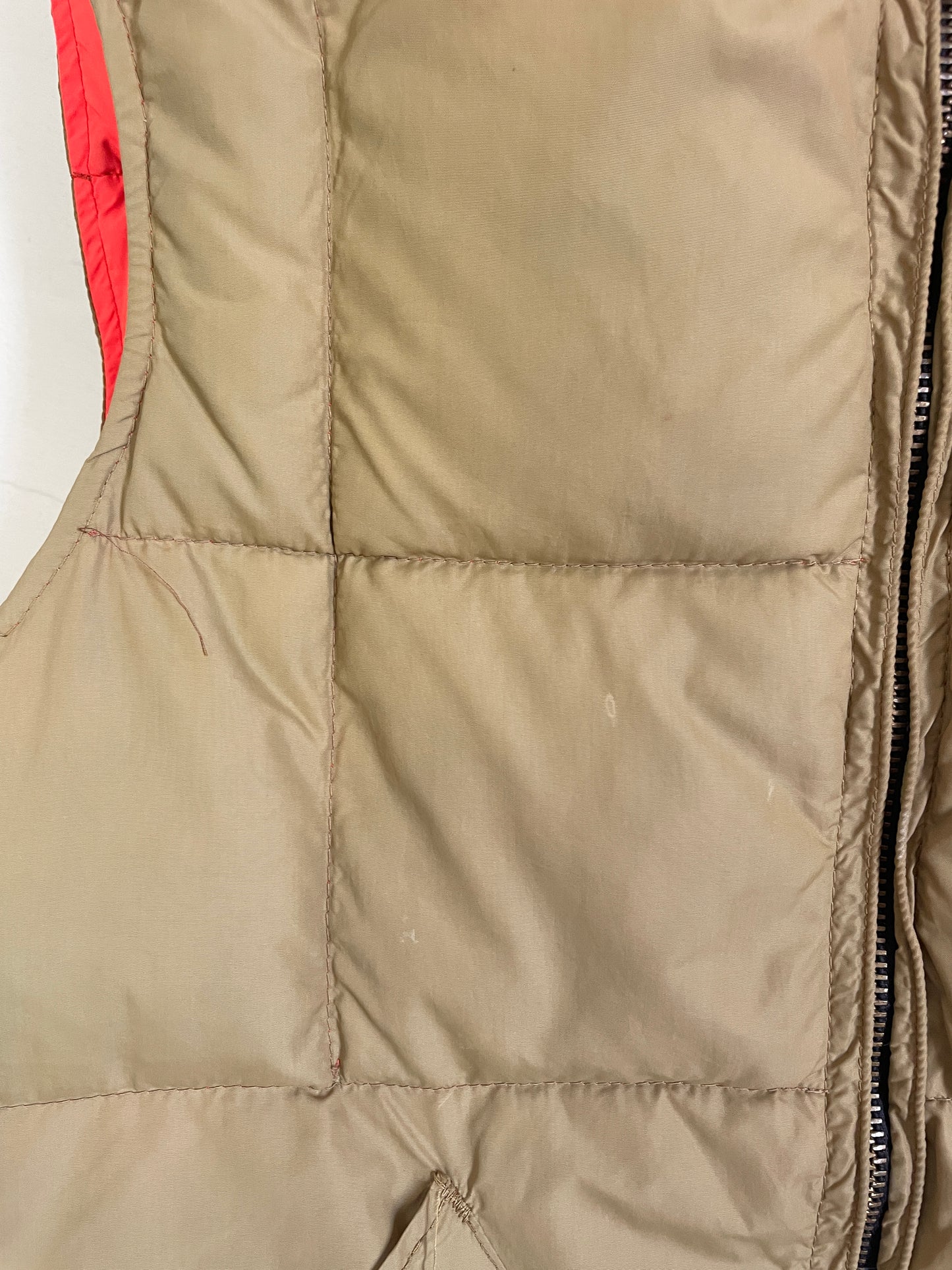 70s Reversible Hunting Puffer Vest