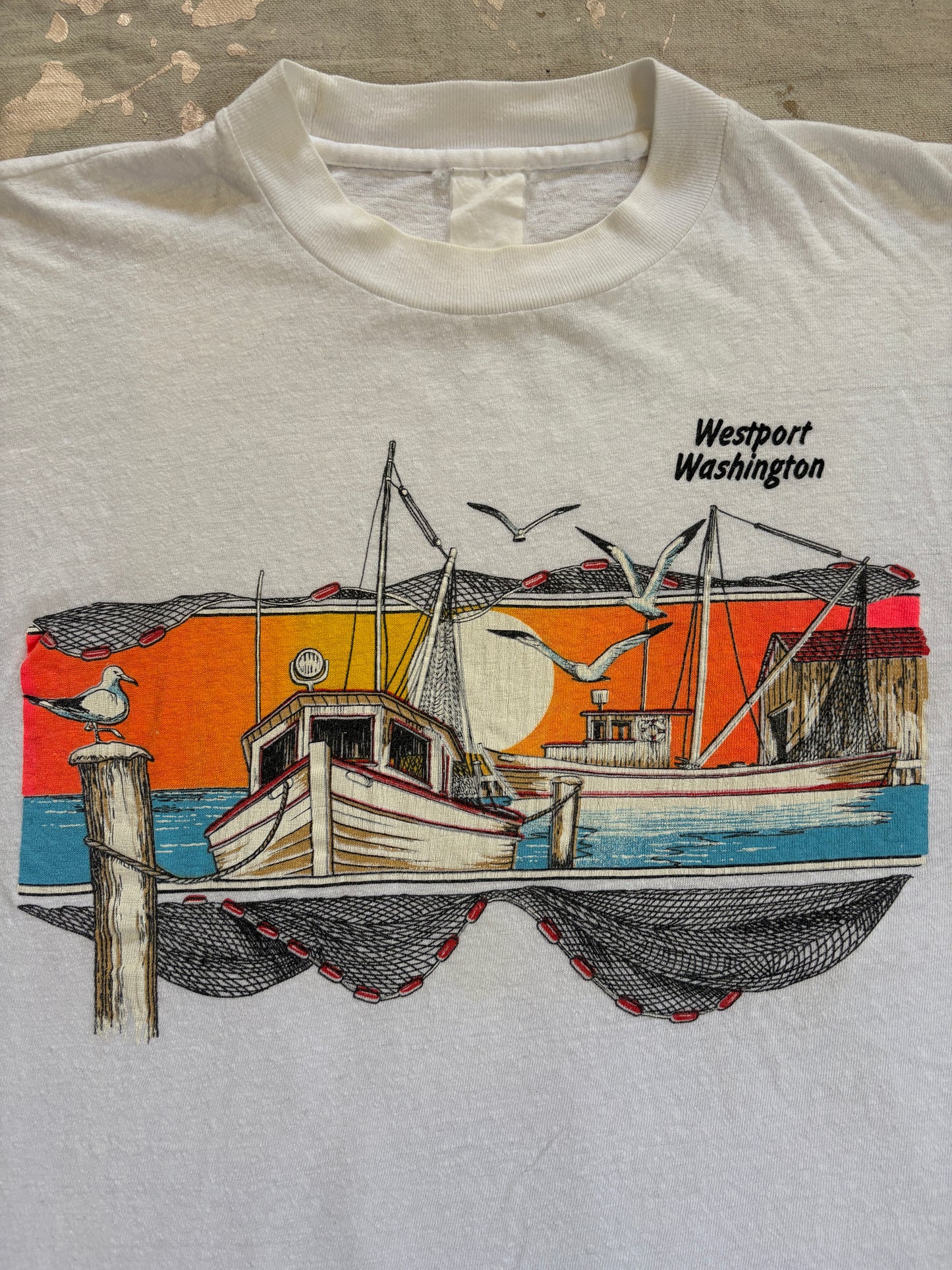 80s Westport Washington Coastal Tee