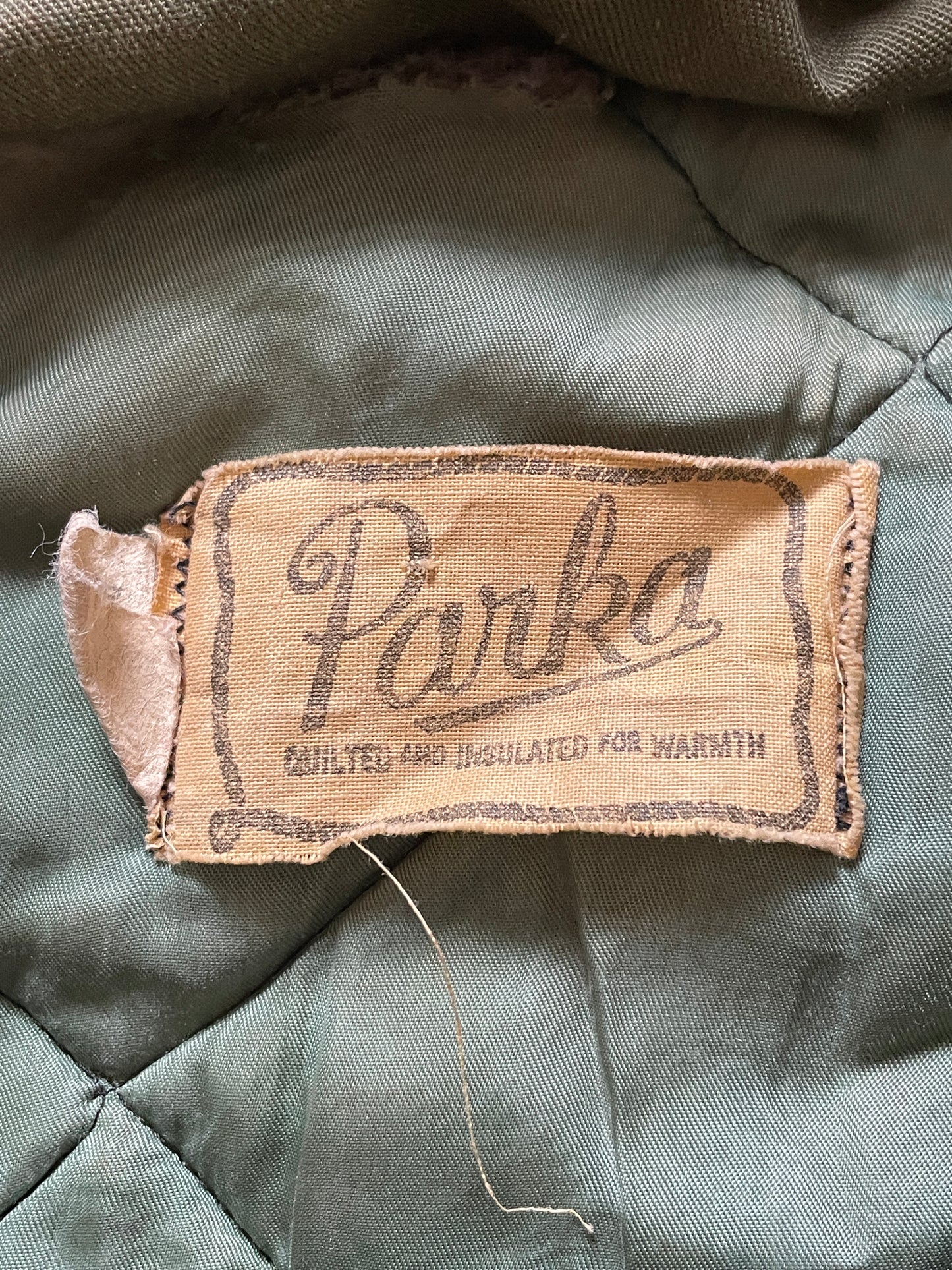 70s Army Green Parka