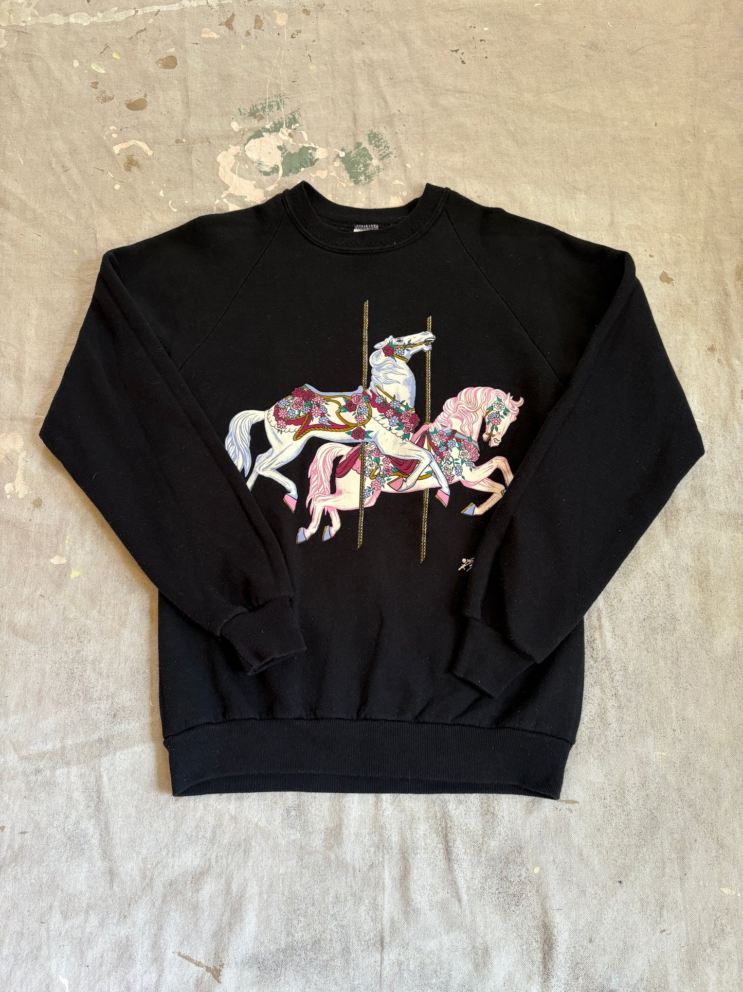 80s/90s Carousel Horse Sweatshirt