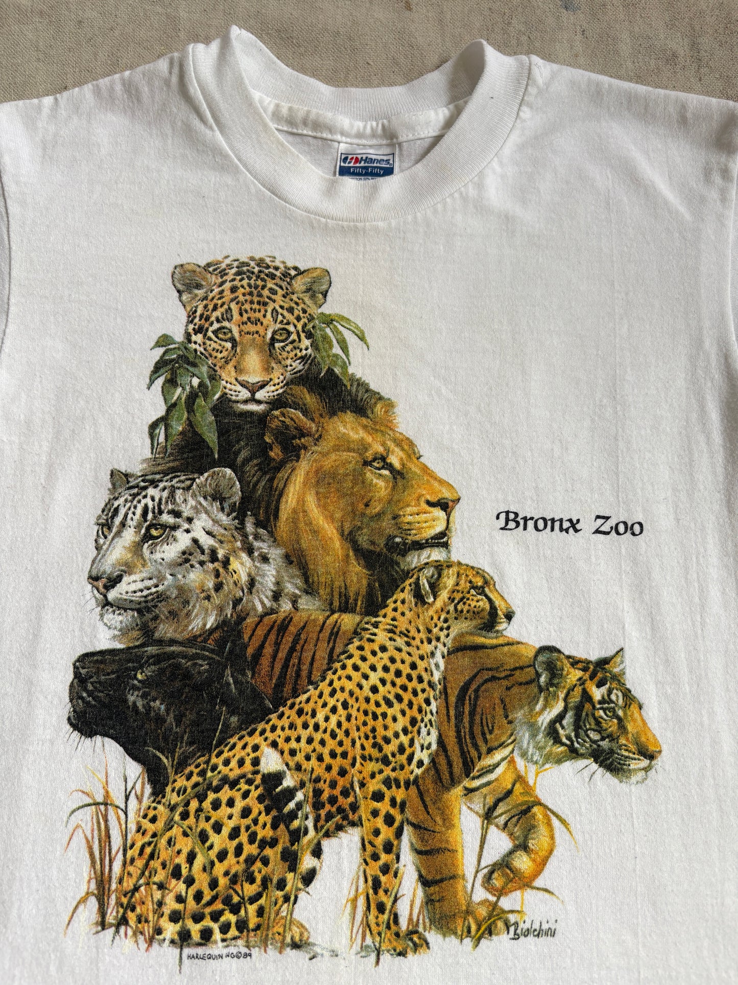 Vintage 80s Bronx Zoo Animal Tee