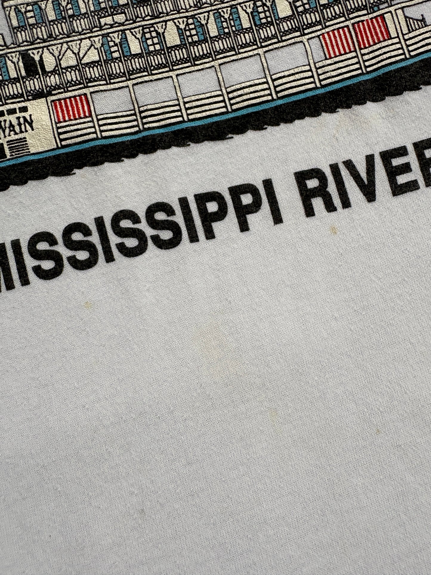 Vintage 80s Julia Belle Swain Mississippi River Tee