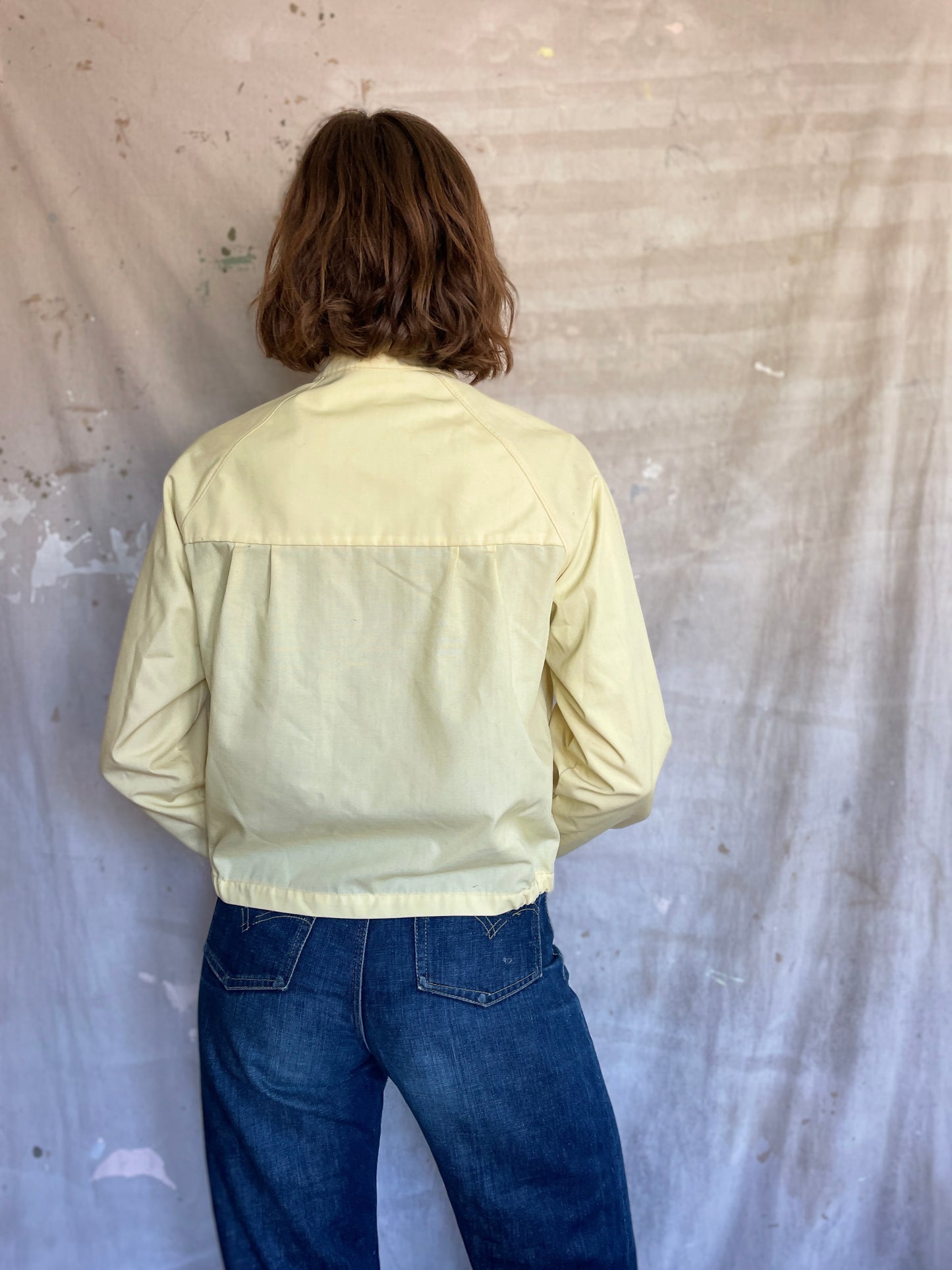 70s Pale Yellow Jacket